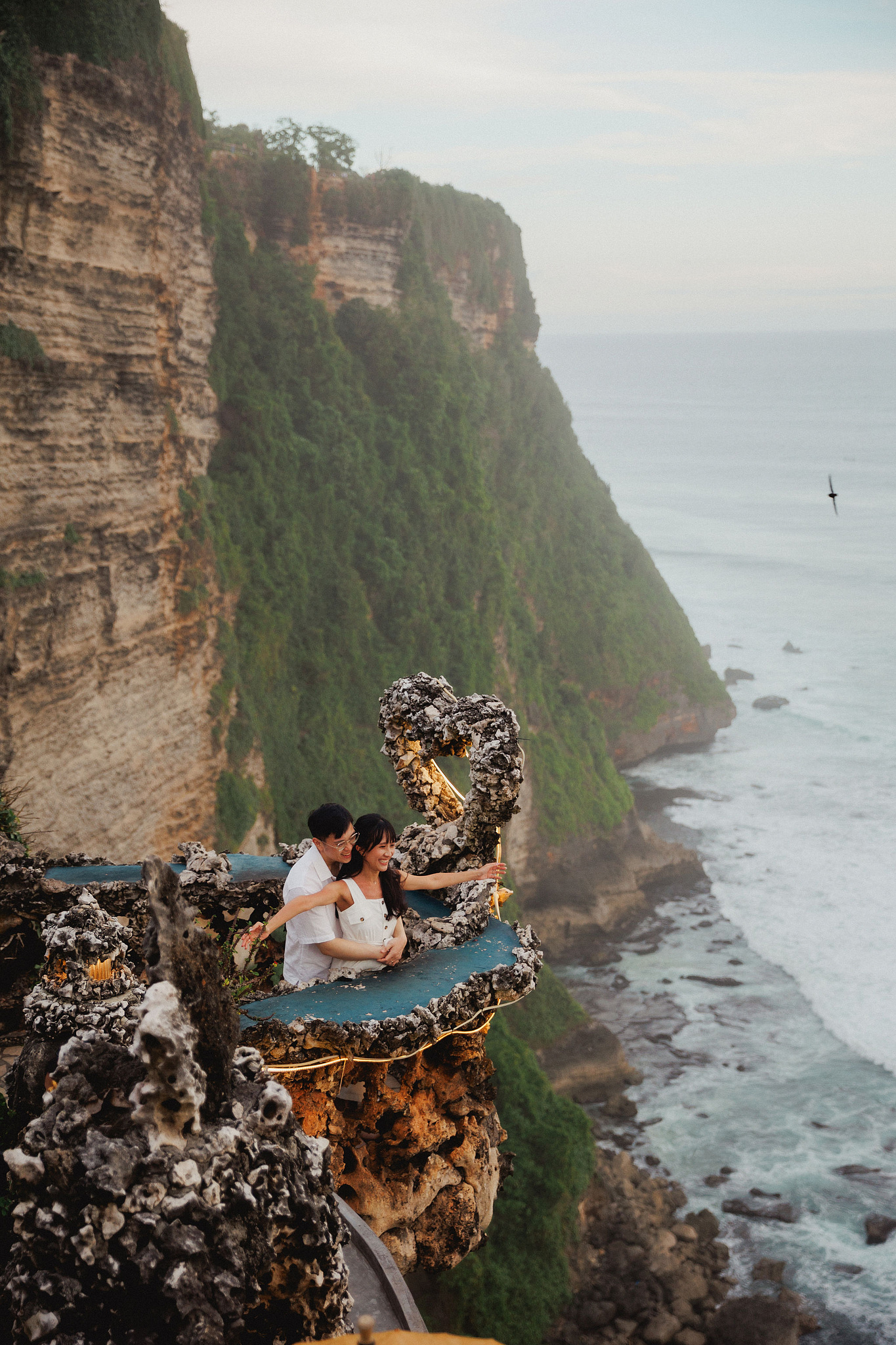 Bali Pre-Wedding Photoshoot | Pinggan Village, Sawangan Beach, Twin Cliff Valley & Malini Uluwatu at Malini Uluwatu   pre-wedding photo