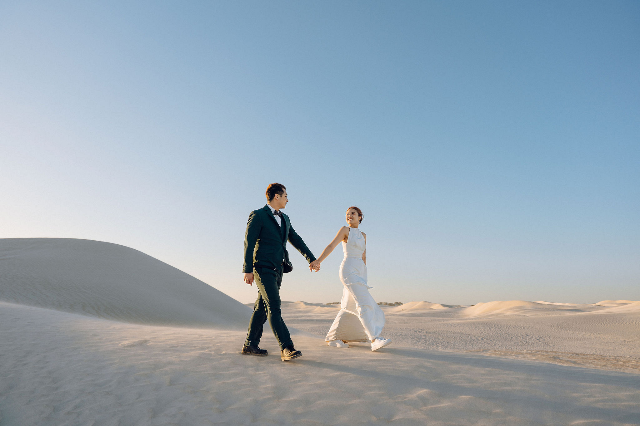 Perth Pre-Wedding Photoshoot | Fremantle, Blue House, Lancelin & Lancelin Beach at Lancelin pre-wedding photo