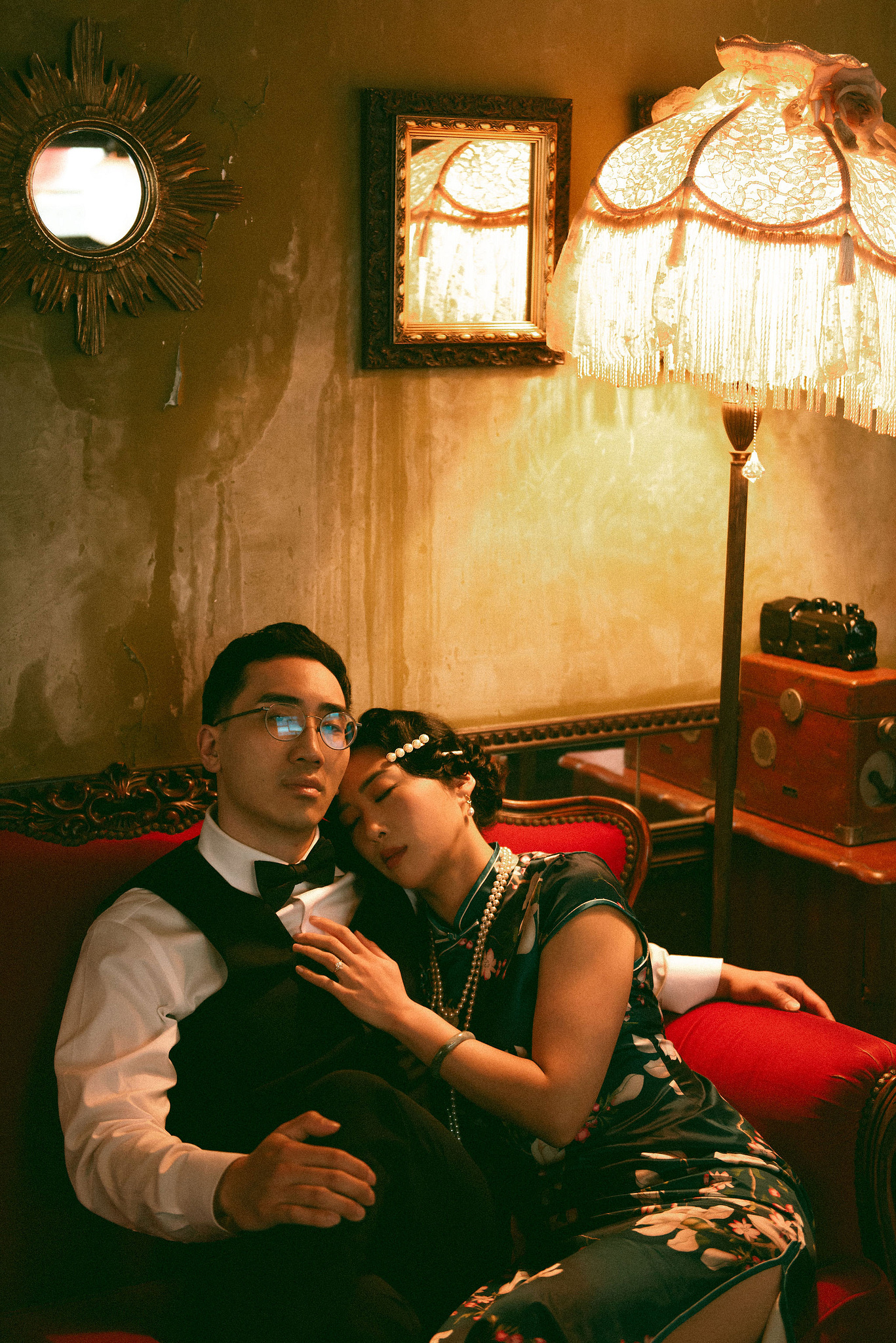Taiwan Pre-Wedding Photoshoot | Cafe Chamber, Yangmingshan & Huaxi Street Night Market at Cafe Chamber pre-wedding photo