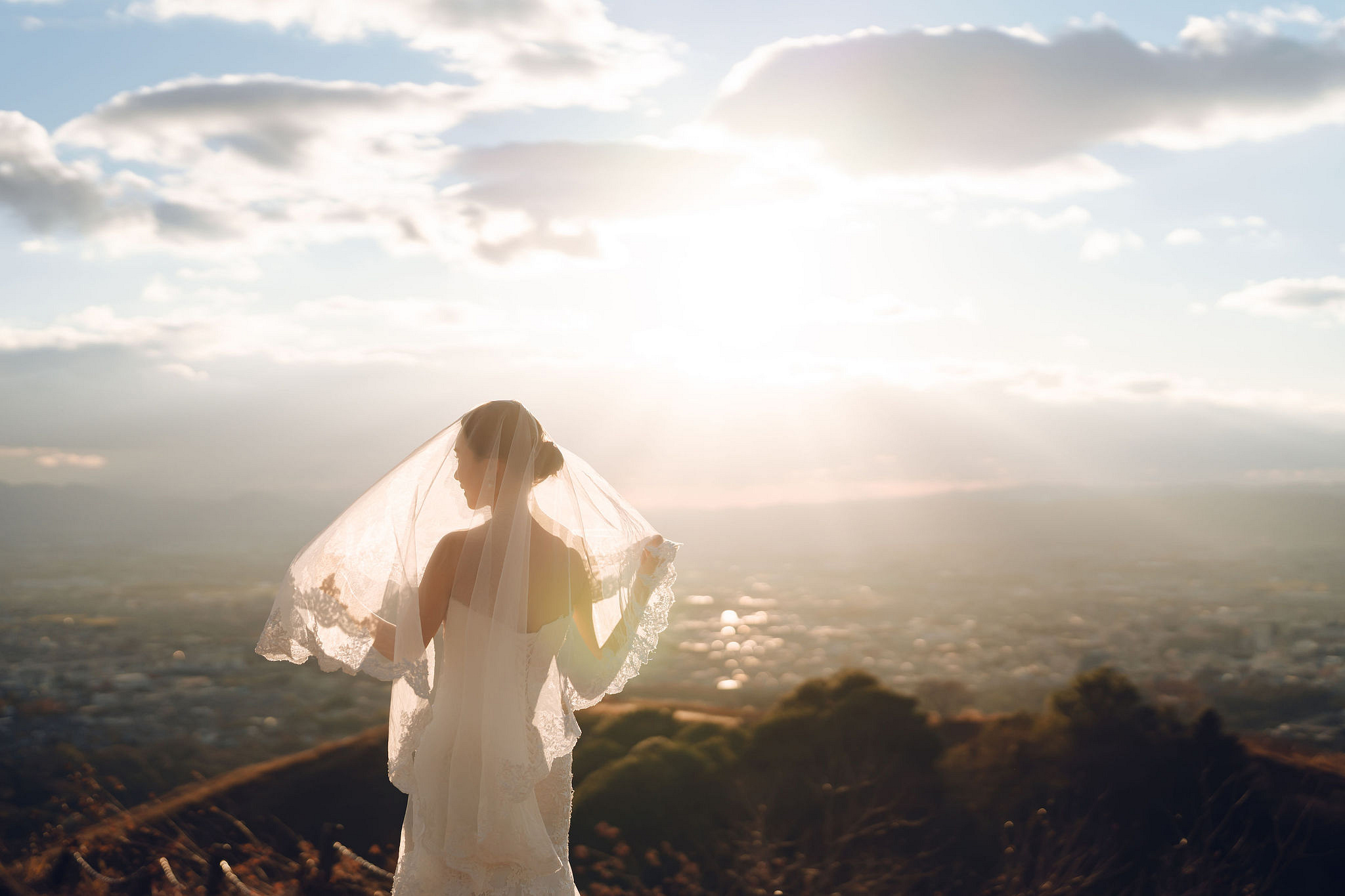 Kyoto Pre-Wedding Photoshoot | Historic Pagoda Streets & Nara Grasslands at Nara Grasslands & Rolling Hills pre-wedding photo