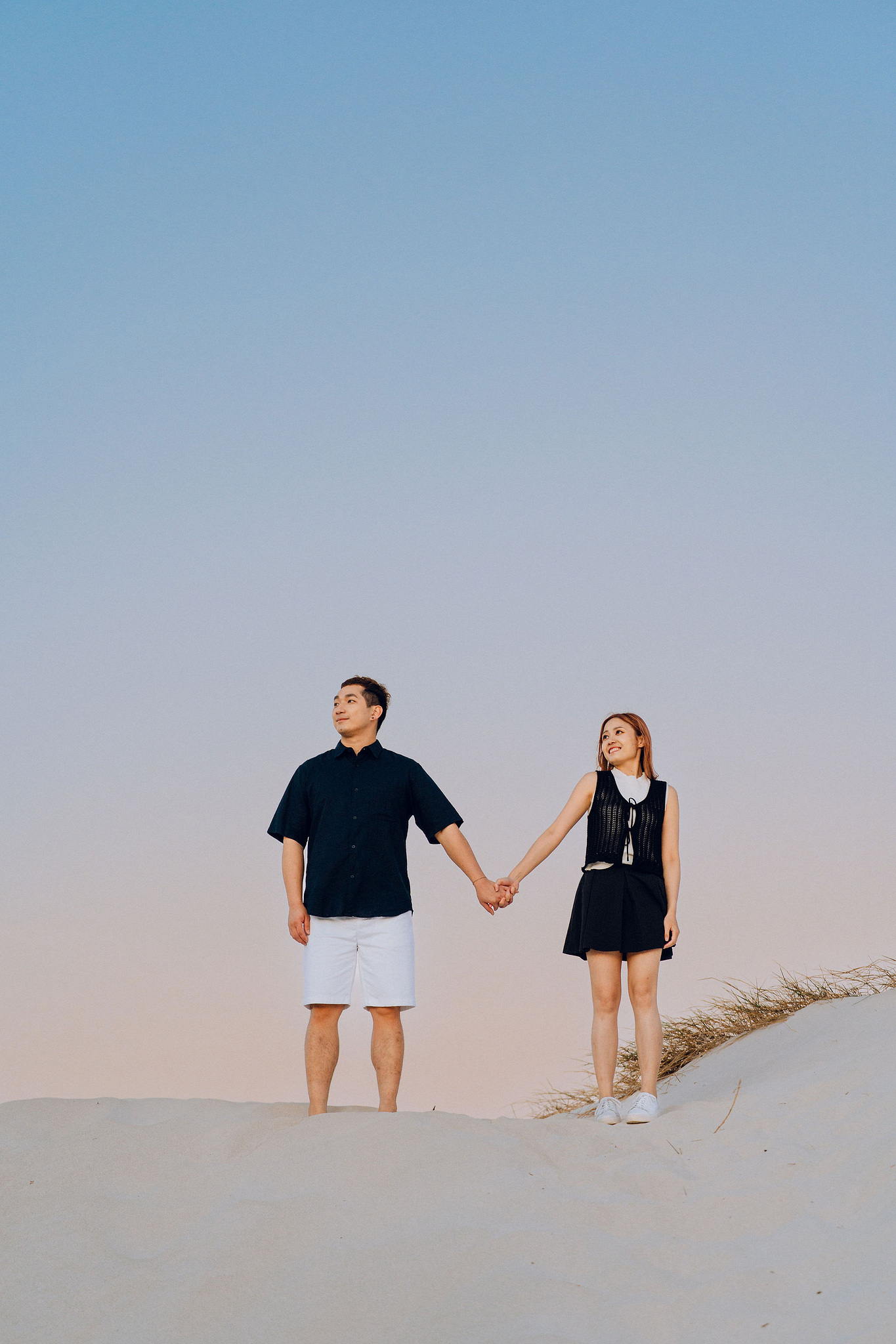 Perth Pre-Wedding Photoshoot | Fremantle, Blue House, Lancelin & Lancelin Beach at Lancelin Beach pre-wedding photo