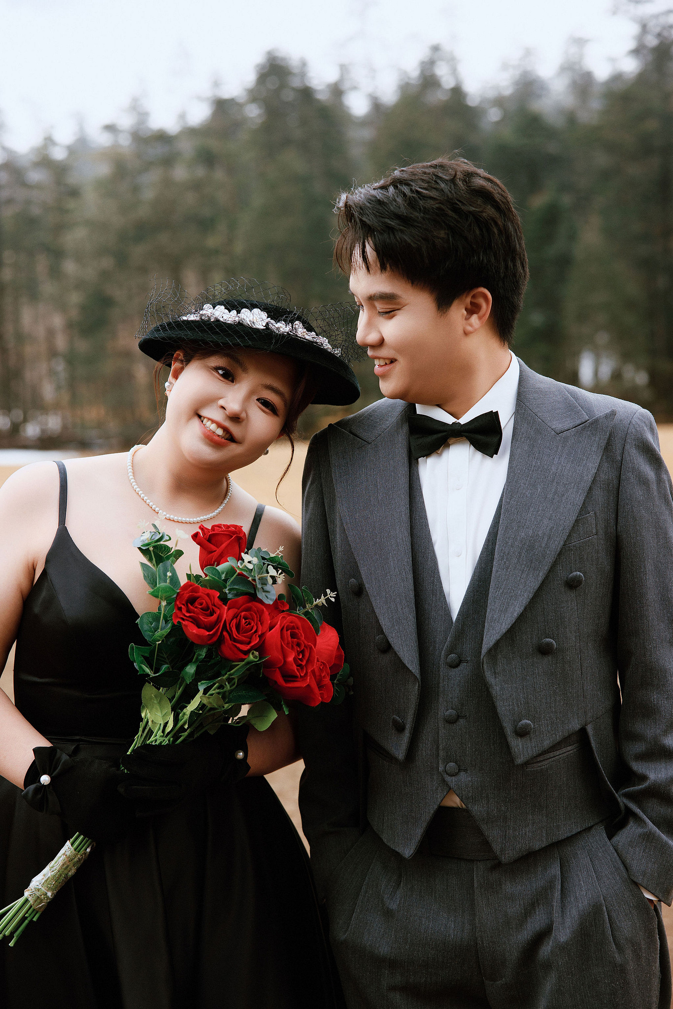 Lijiang Pre-Wedding Photoshoot | Spruce Meadow, Blue Moon Valley & Alpine Lake at Spruce Meadow pre-wedding photo