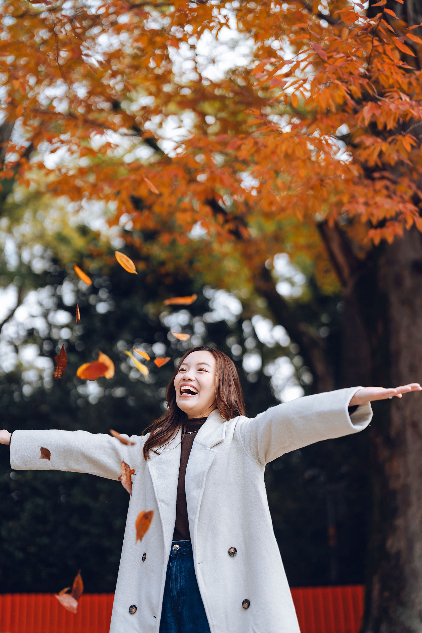Kyoto Pre-Wedding Photoshoot | Kamo River, Nara Deer Park & Mt. Wakakusa at Kamo River pre-wedding photo