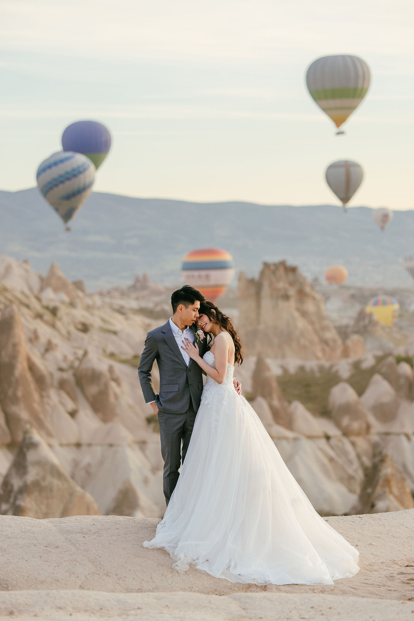 Cappadocia Pre-Wedding Photoshoot | Love Valley, Horse Ranch, Slot Canyons & Pigeon Valley at Love Valley pre-wedding photo