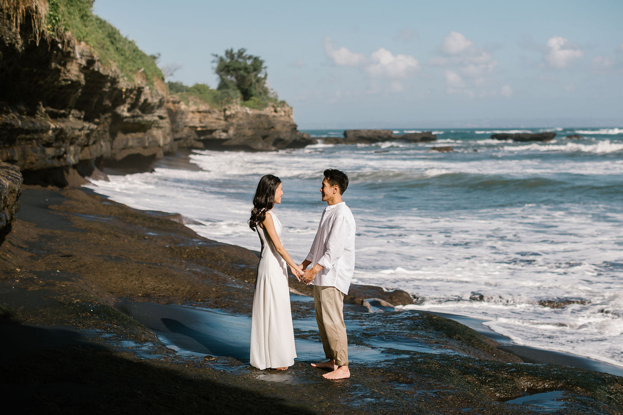 Bali Pre-Wedding Photoshoot | Lake Tamblingan, Rumah Gemuk & Mengening Beach at Mengening Beach 1 (Casual Outfit)   pre-wedding photo