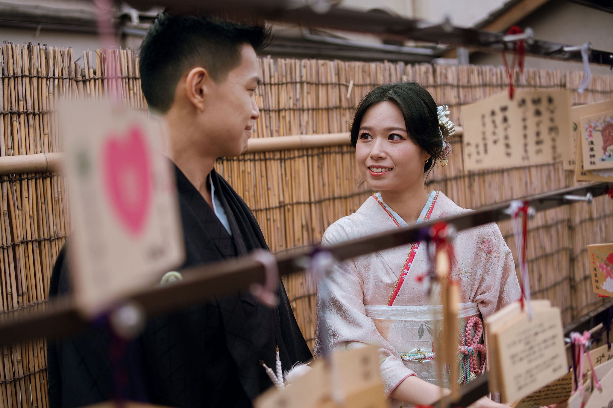 Tokyo & Mt Fuji Pre-Wedding Photoshoot | Senso-Ji Temple, Tokyo Park & Lake Kawaguchiko at Senso-Ji Temple pre-wedding photo