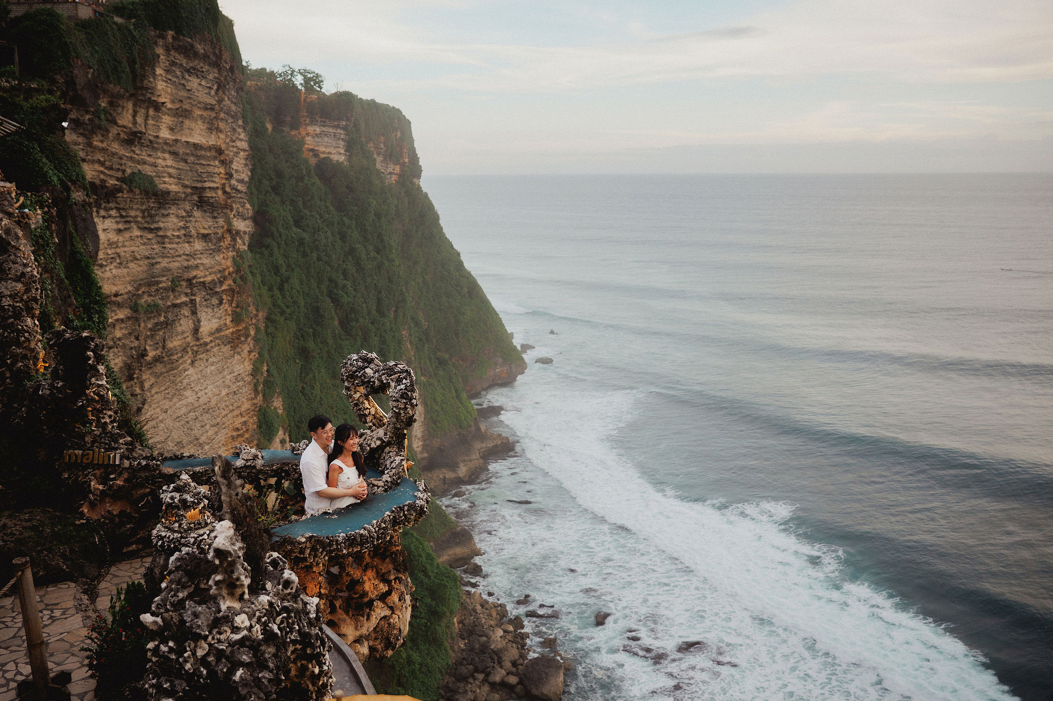 Bali Pre-Wedding Photoshoot | Pinggan Village, Sawangan Beach, Twin Cliff Valley & Malini Uluwatu at Malini Uluwatu   pre-wedding photo