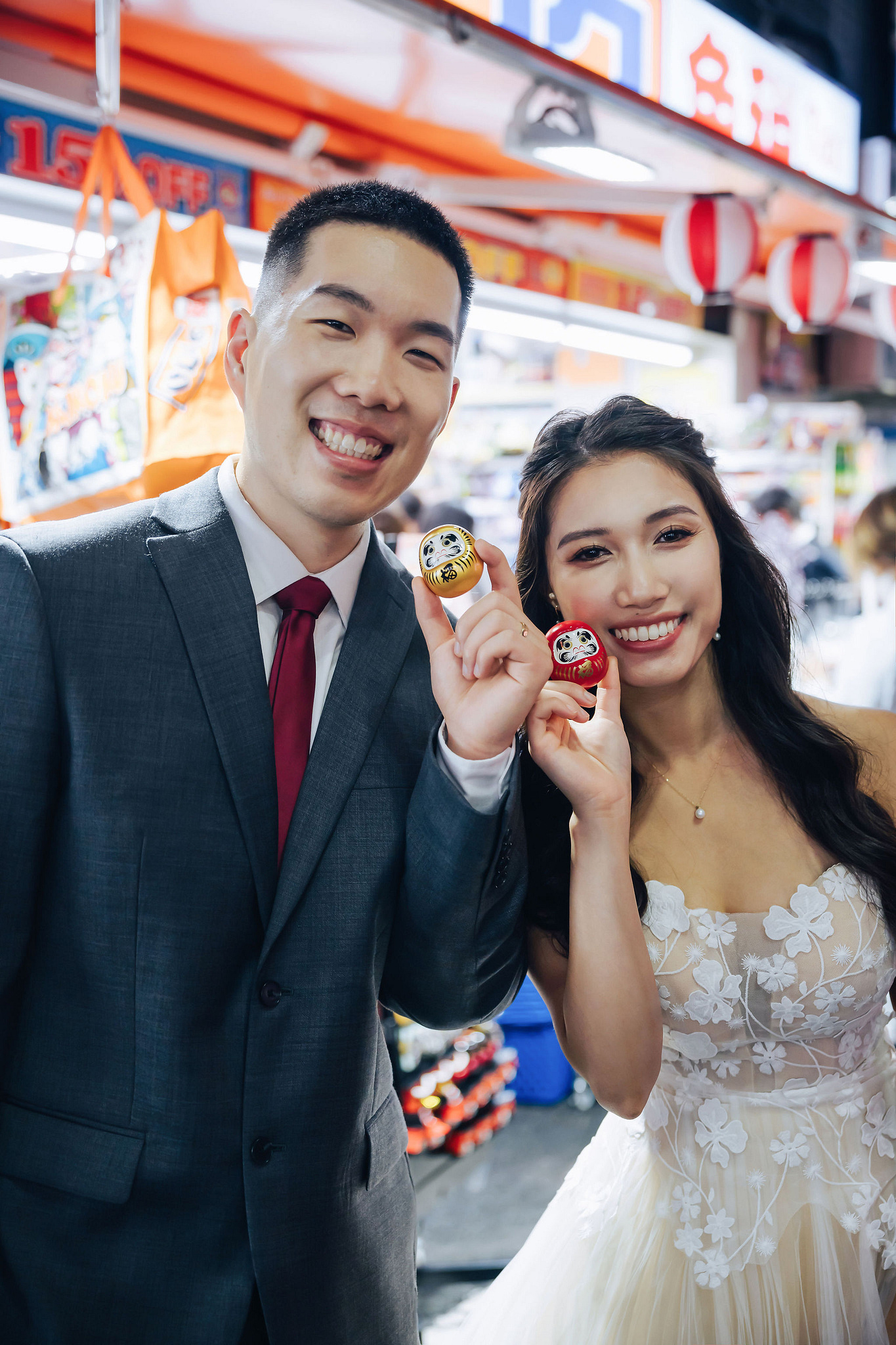 Tokyo Pre-Wedding Photoshoot | Tokyo Shrine, Tokyo Riverfront & Shinjuku at Shinjuku pre-wedding photo