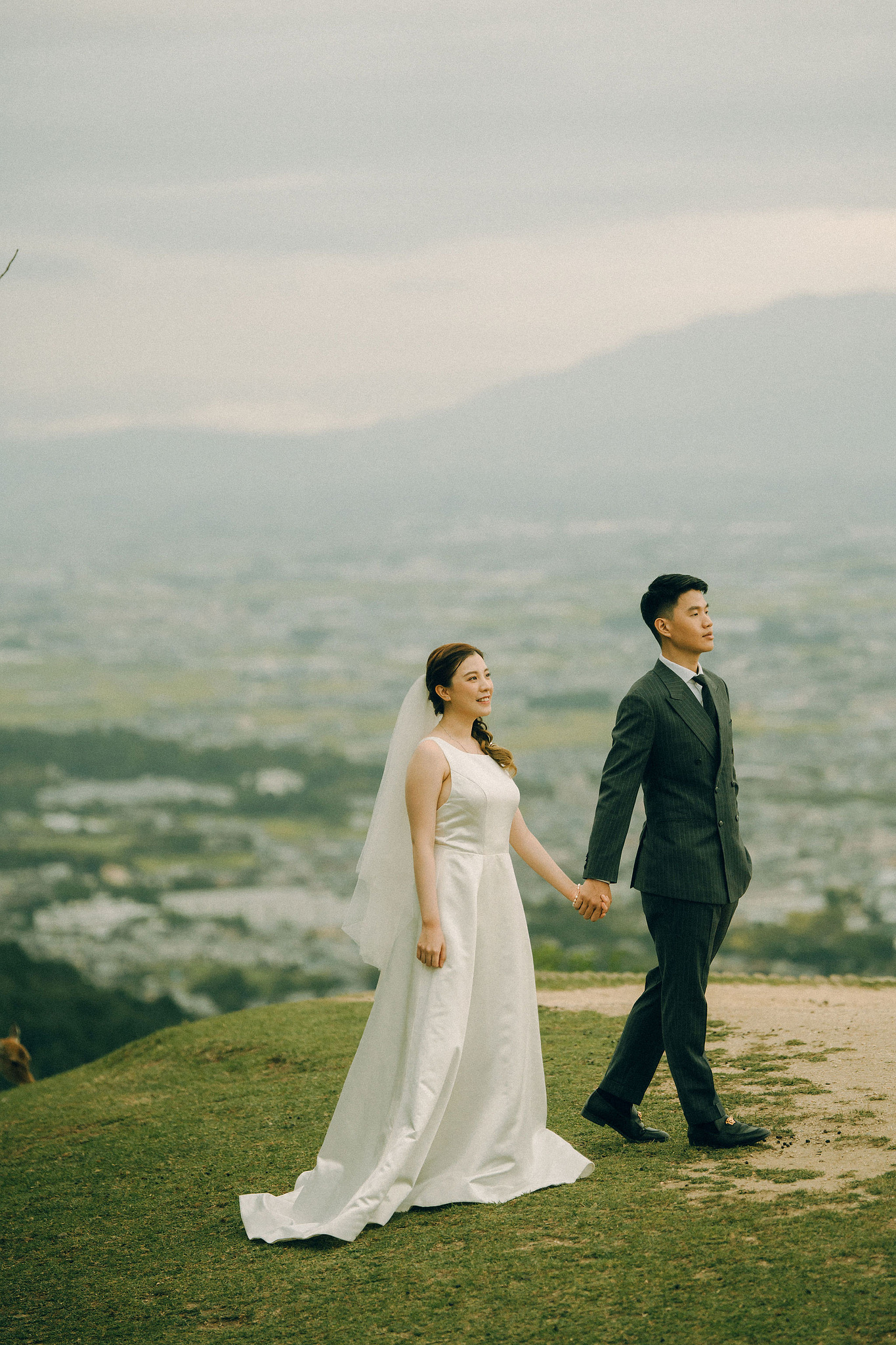 Kyoto Pre-Wedding Photoshoot | Fushimi Inari, Gion & Nara Park at Nara Park & Surrounding Hills pre-wedding photo