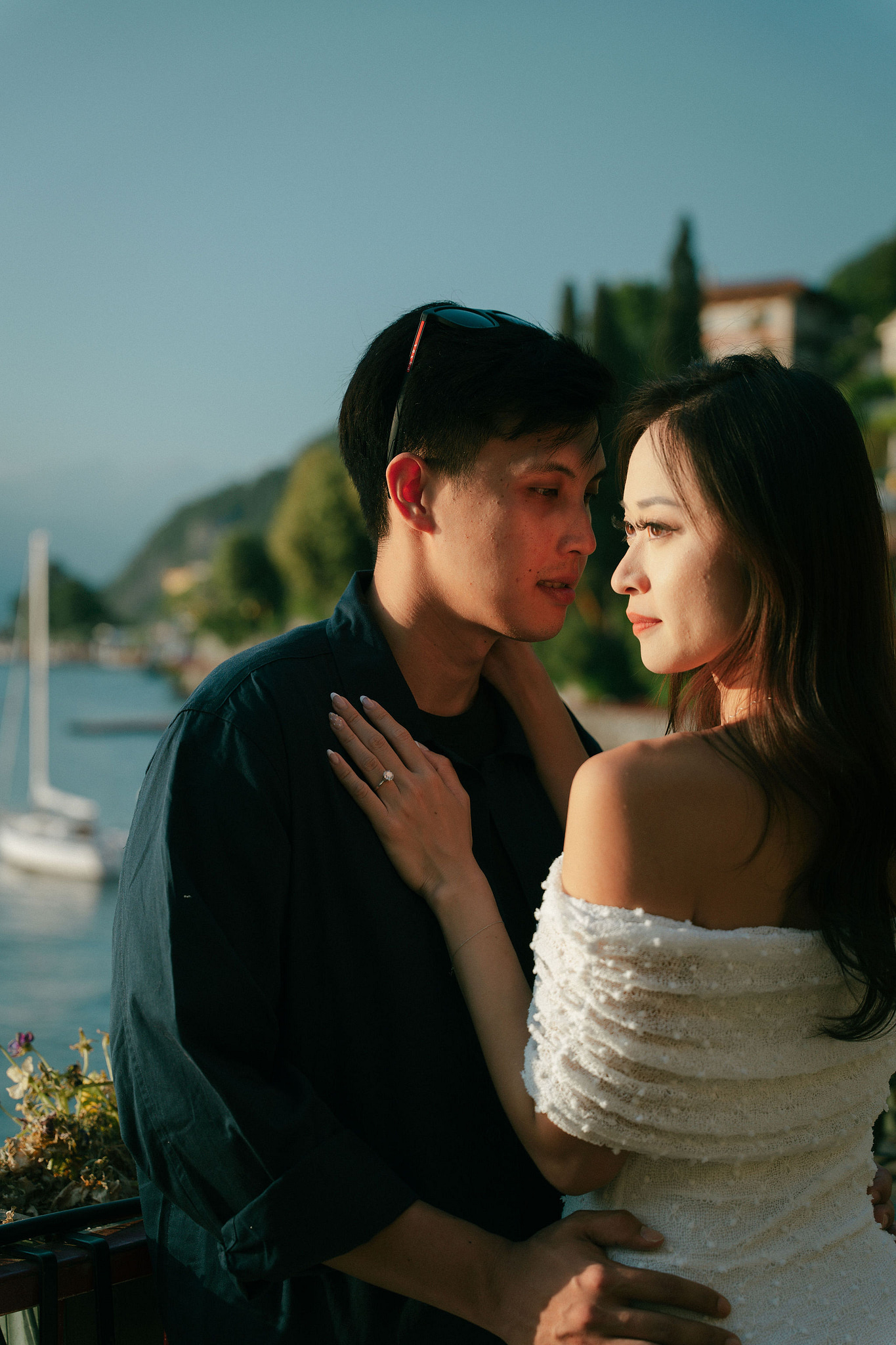 Lake Como Proposal Photoshoot | Lake Como & Varenna at Varenna pre-wedding photo