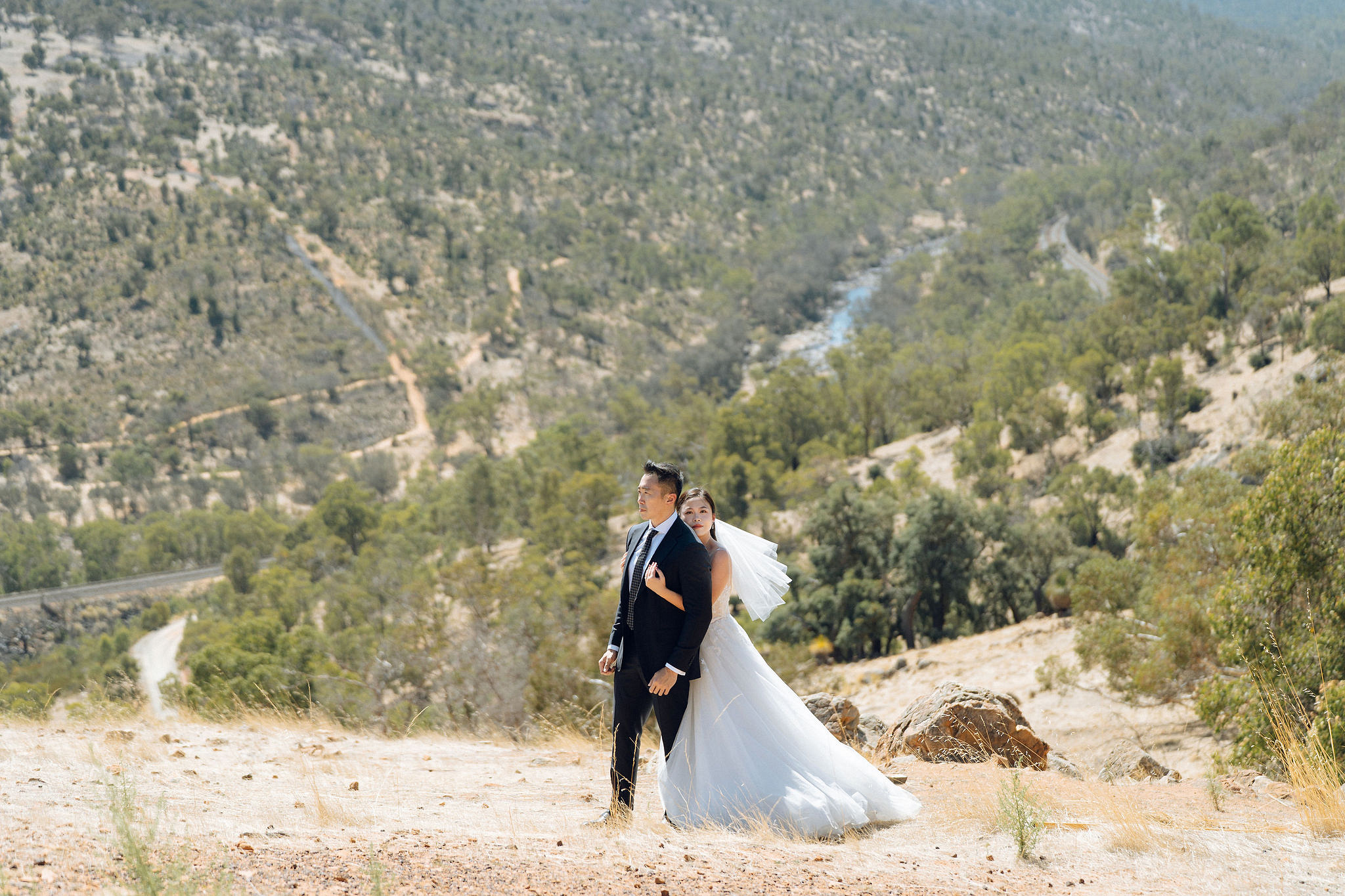 Perth Pre-Wedding Photoshoot | Bell Rapids, Lancelin & Trigg Beach at Bell Rapids pre-wedding photo