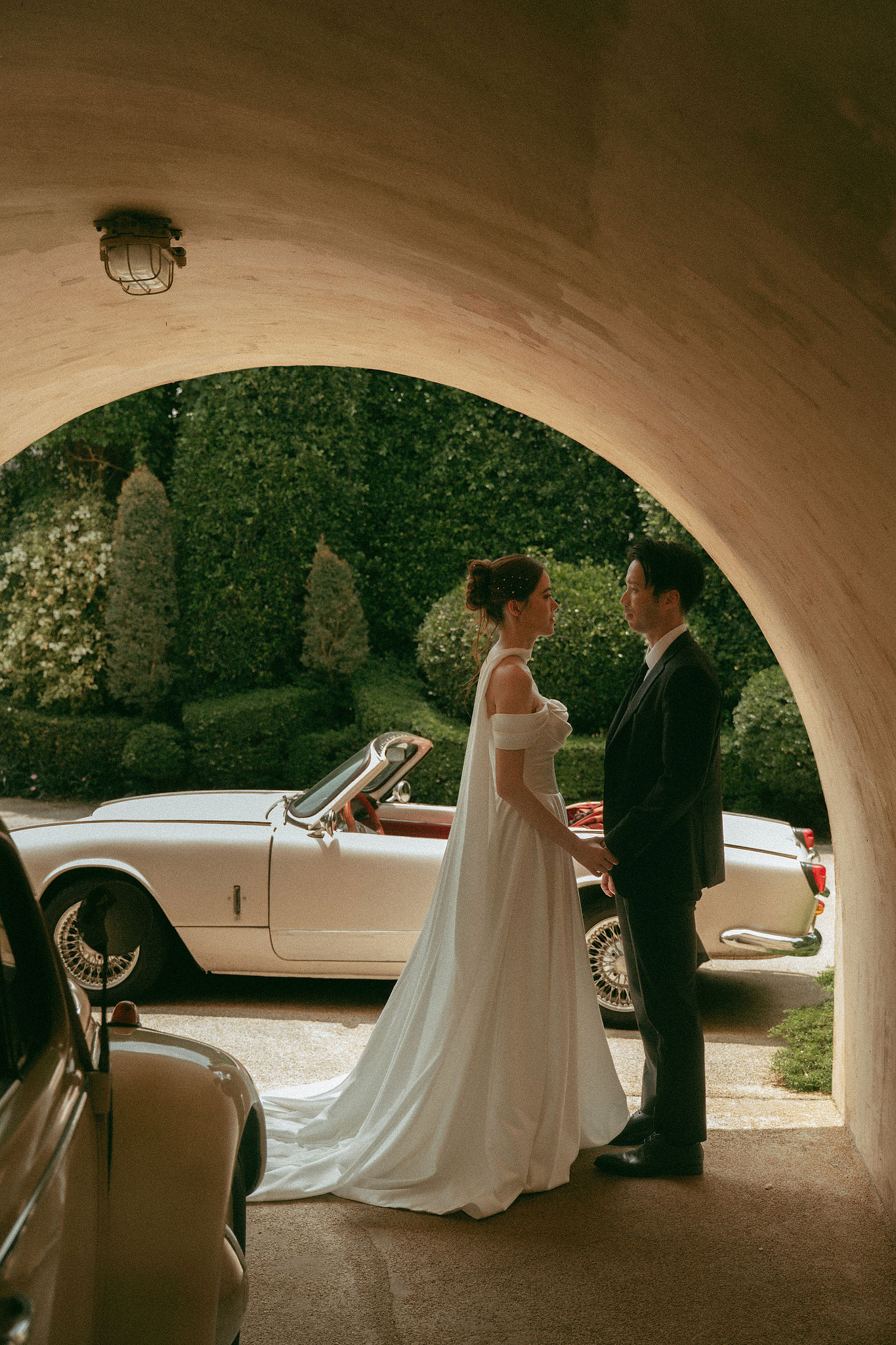 Ho Chi Minh Vietnam Pre-Wedding Photoshoot | European Film Studio, Market Streets & Saigon Bridge at Jardin de Rom pre-wedding photo