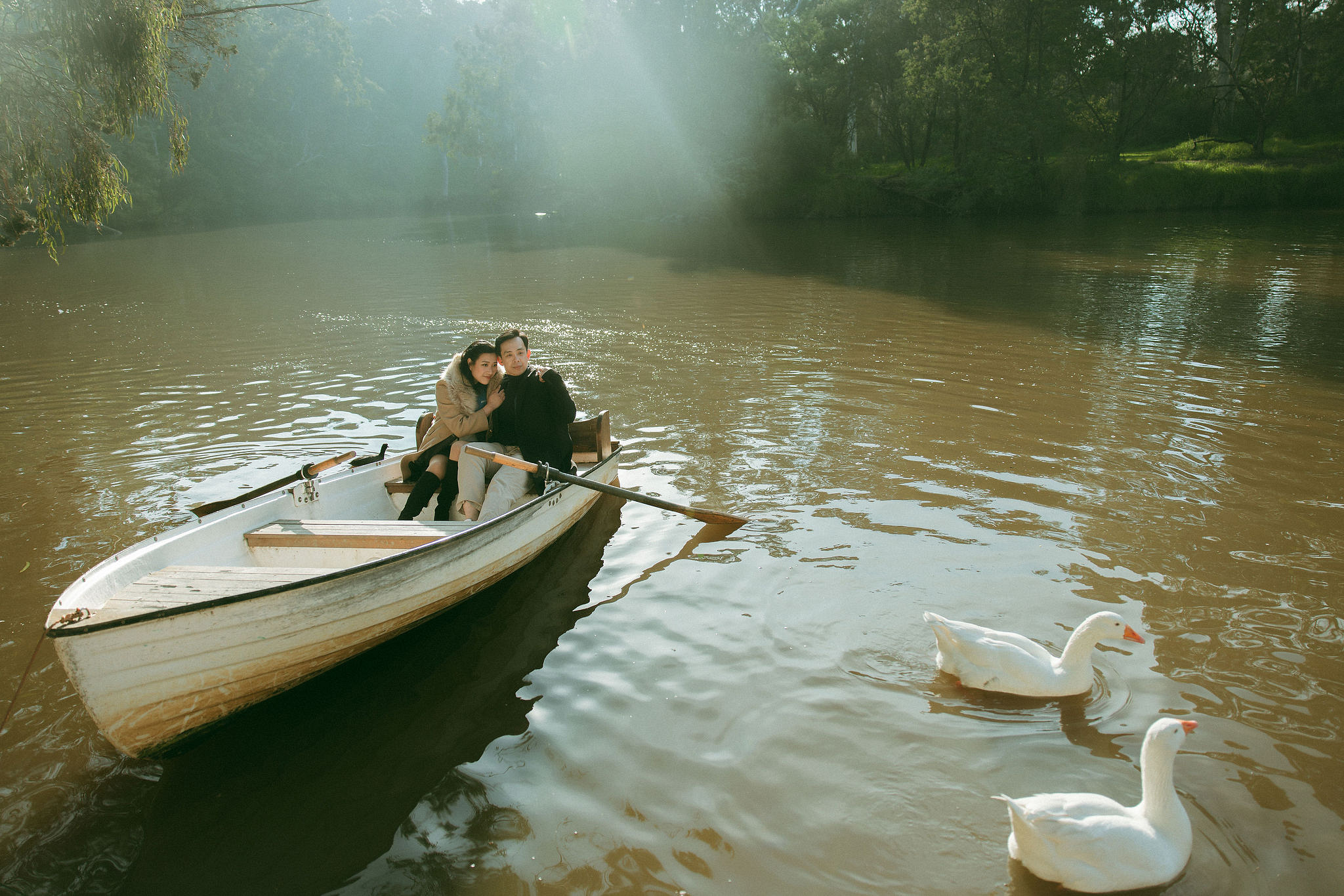 Melbourne Pre-Wedding Photoshoot | Gum Gully Farm, Studley Park & Carlton Gardens at Studley Park pre-wedding photo