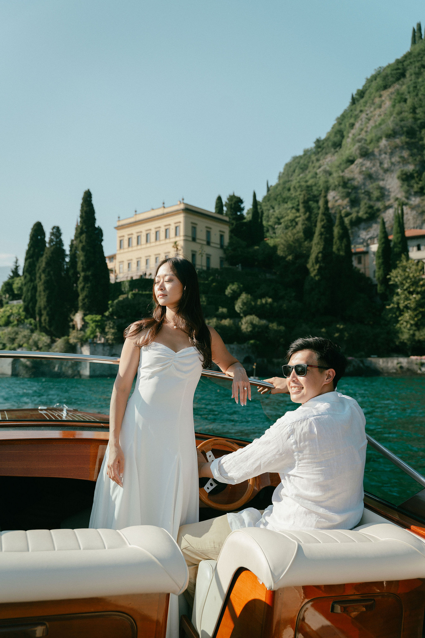 Lake Como Proposal Photoshoot | Lake Como & Varenna at Lake Como pre-wedding photo