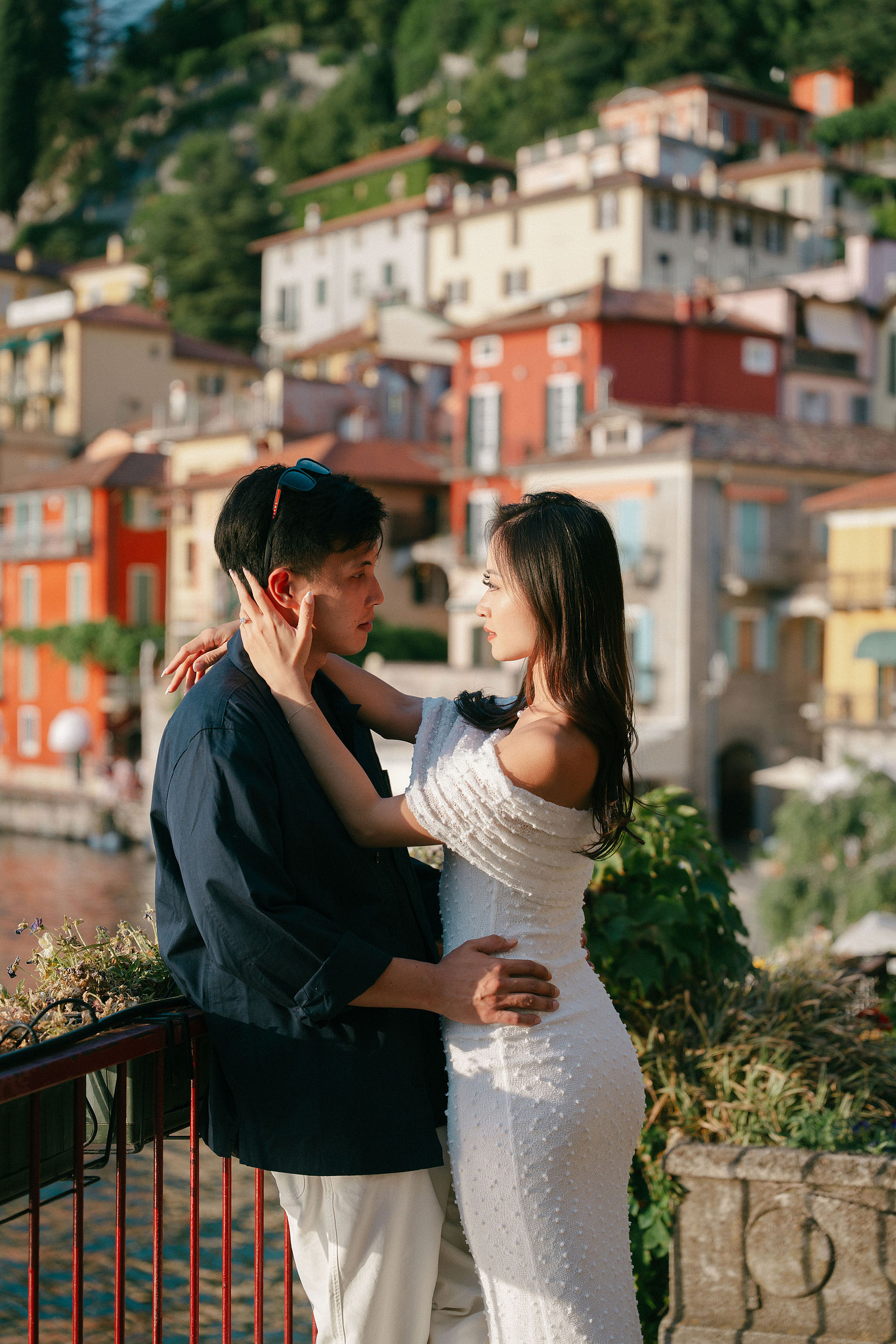 Lake Como Proposal Photoshoot | Lake Como & Varenna at Varenna pre-wedding photo