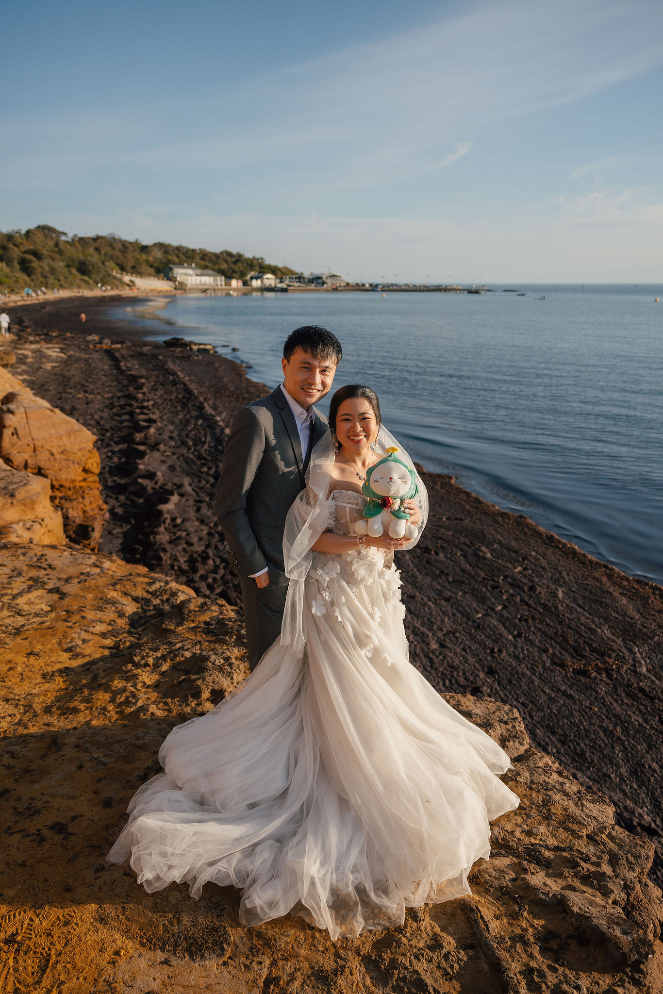 Melbourne Pre-Wedding Photoshoot | Redwood Forest, The Farm & Half Moon Bay at Half Moon Bay pre-wedding photo