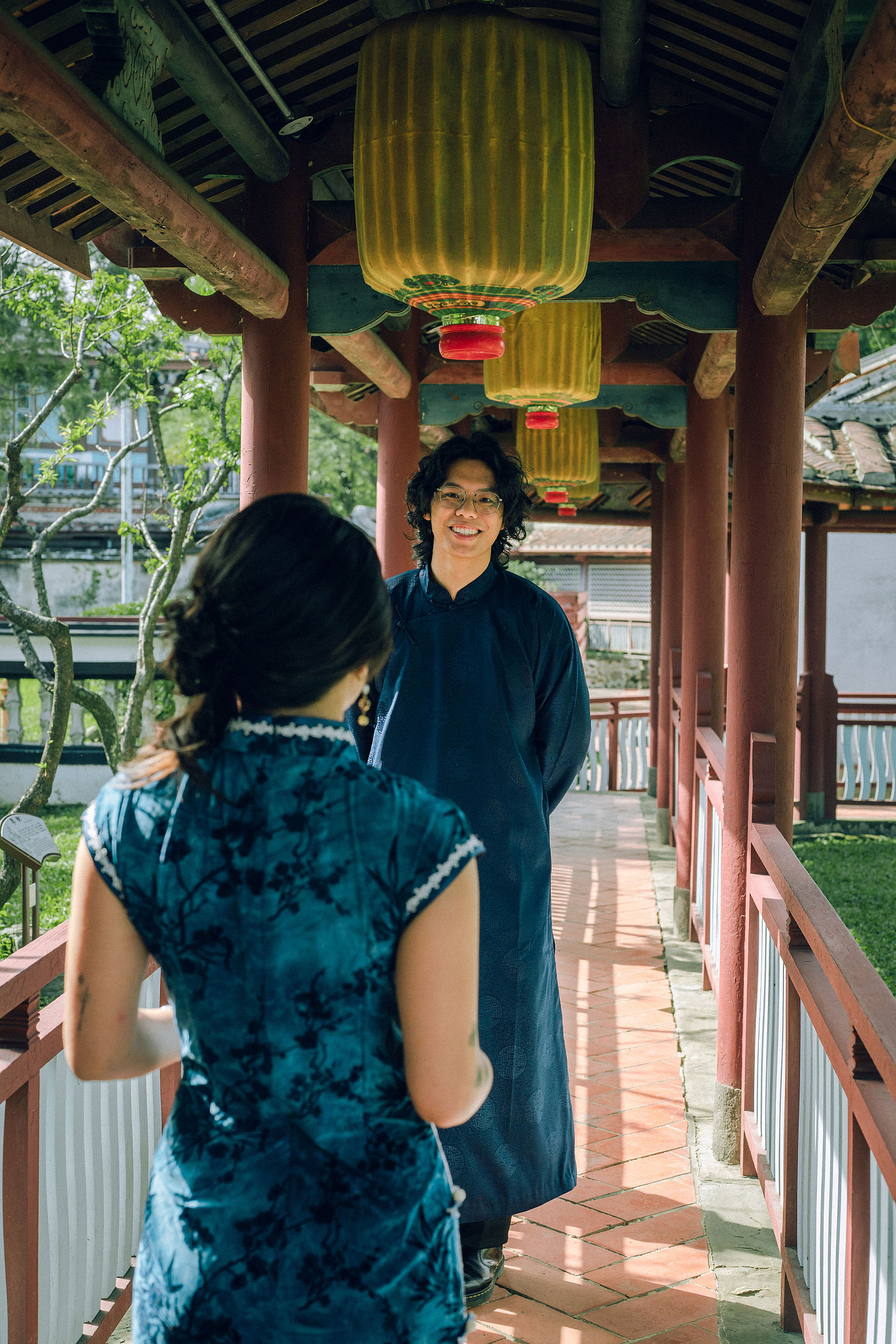 Taiwan Pre-Wedding Photoshoot | Lin Family Mansion, Dadaocheng & Yangmingshan at Lin Family Mansion pre-wedding photo