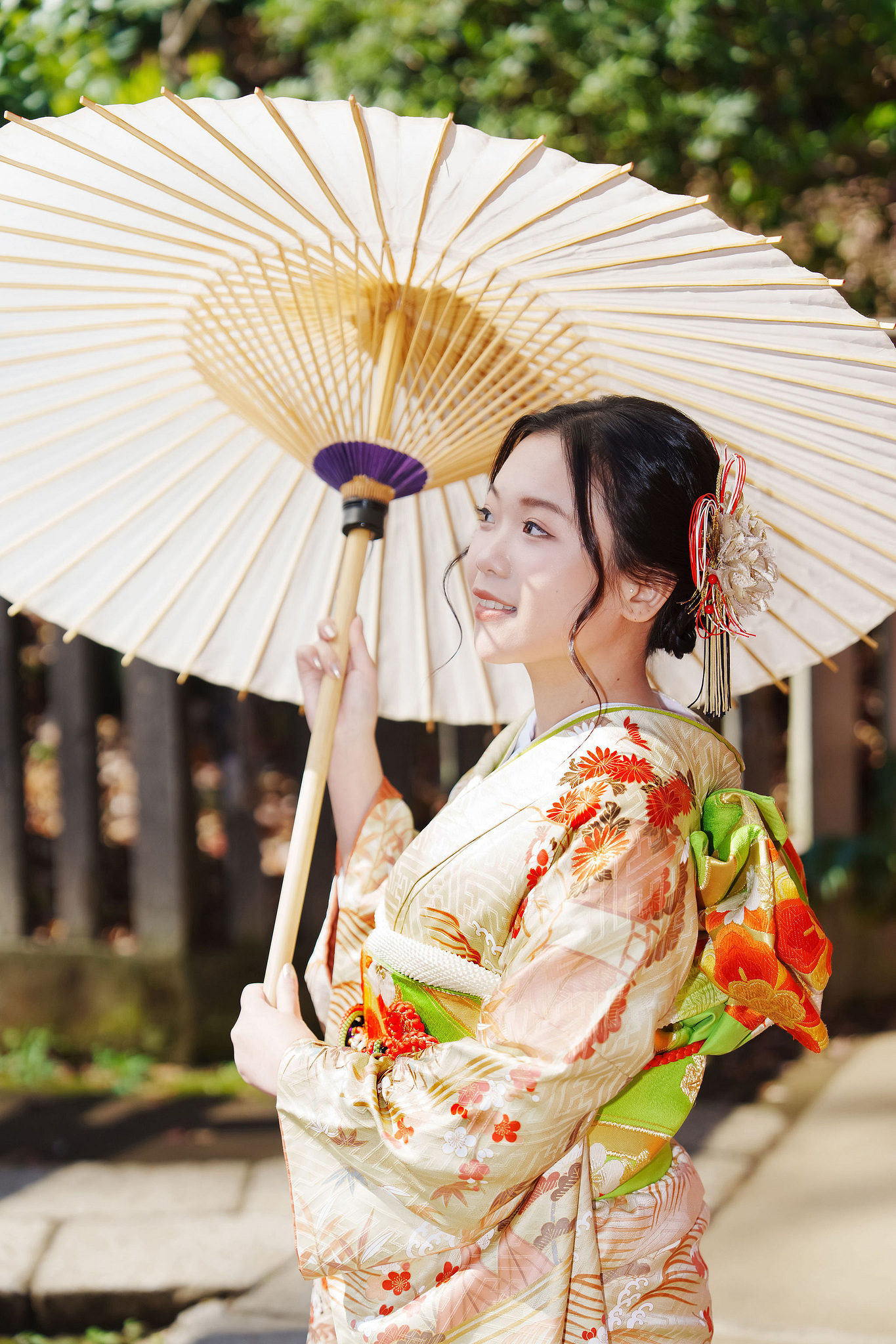 Tokyo & Mt Fuji Pre-Wedding Photoshoot | Tokyo Shrine, Chureito Pagoda & Lake Kawaguchiko at Tokyo Shrine pre-wedding photo