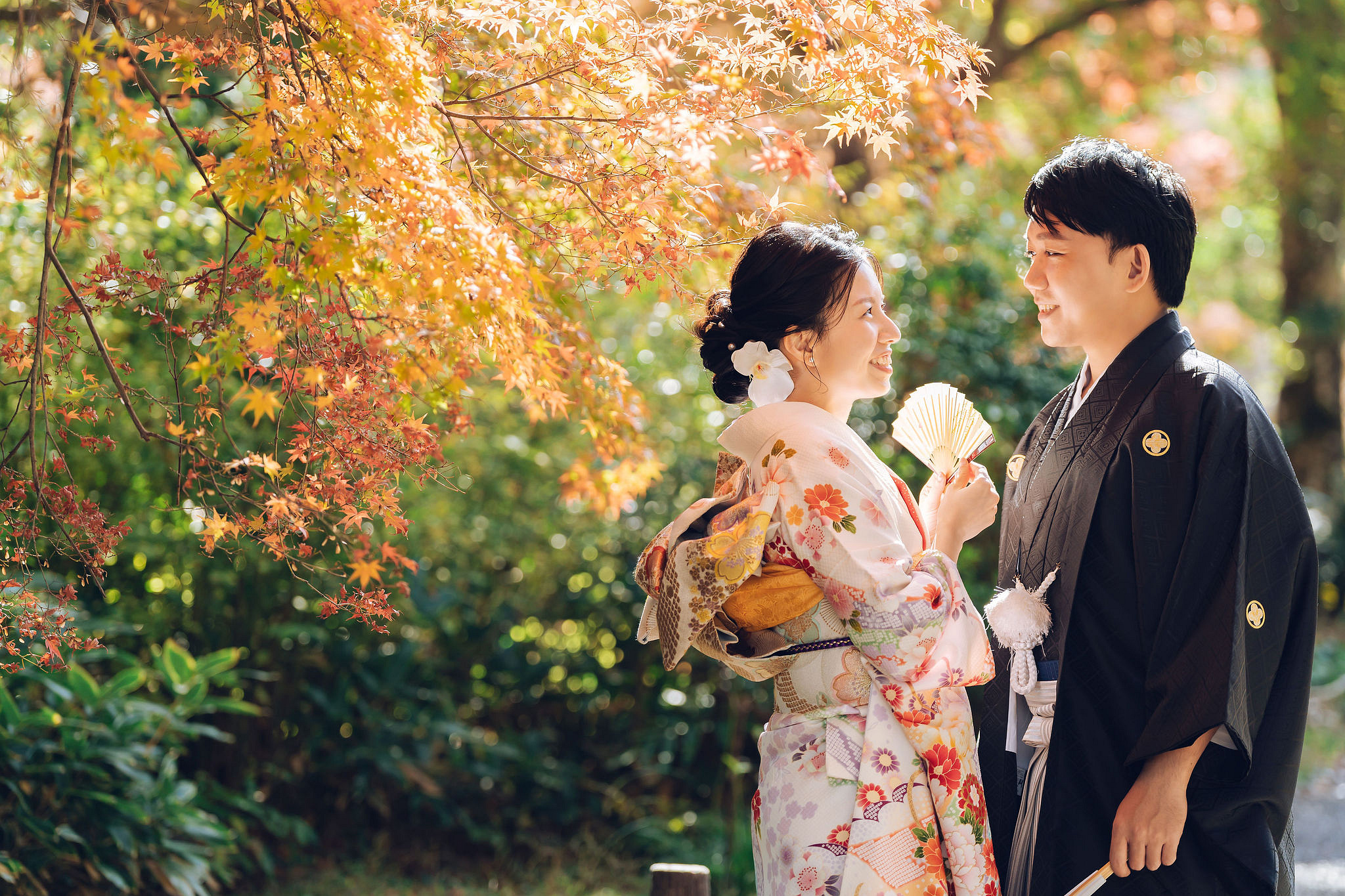 Kyoto Pre-Wedding Photoshoot | Traditional Higashiyama, Arashiyama Hills & Nighttime Railway at Traditional Streets, Higashiyama pre-wedding photo