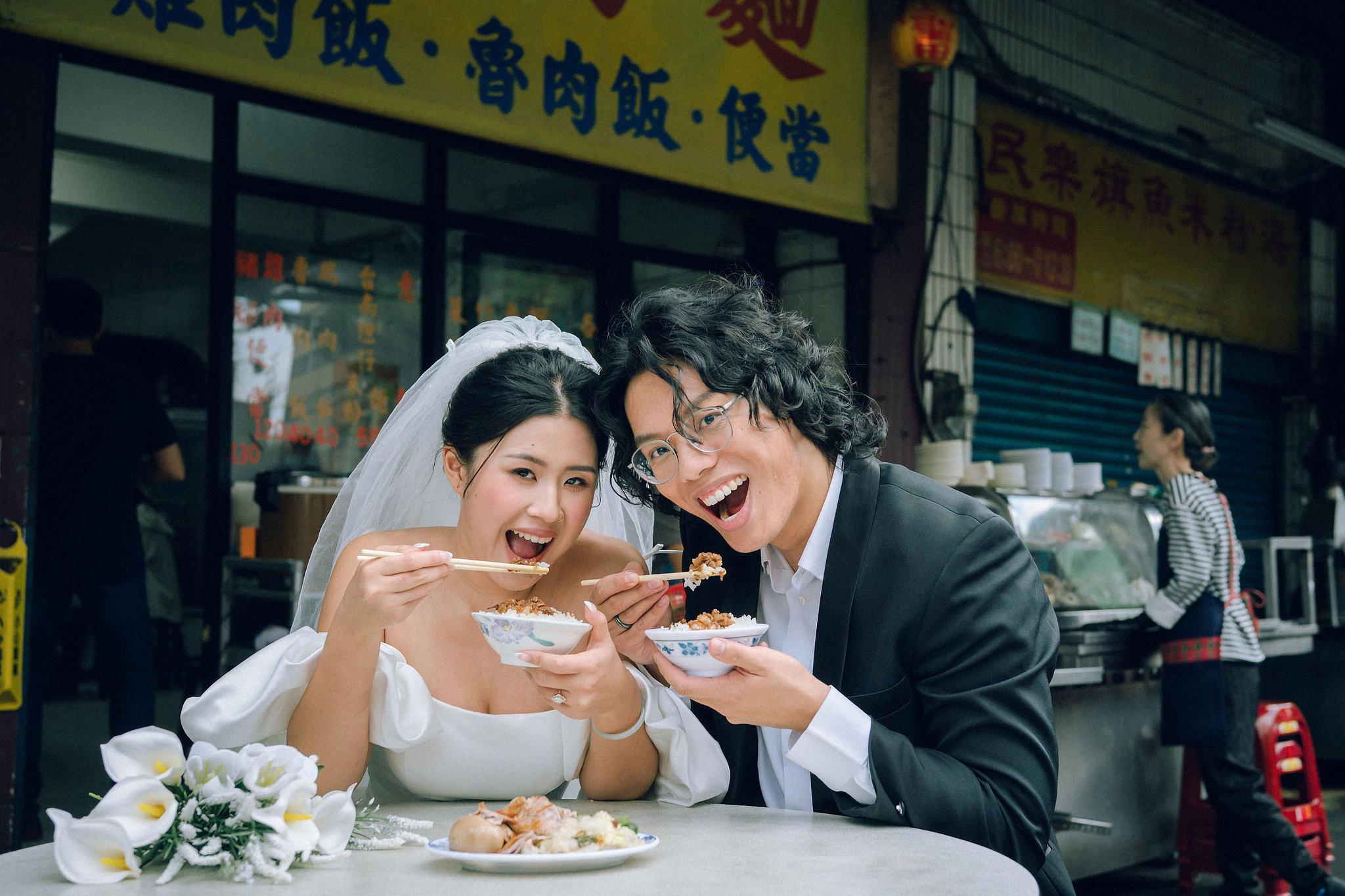 Taiwan Pre-Wedding Photoshoot | Lin Family Mansion, Dadaocheng & Yangmingshan at Dadaocheng pre-wedding photo