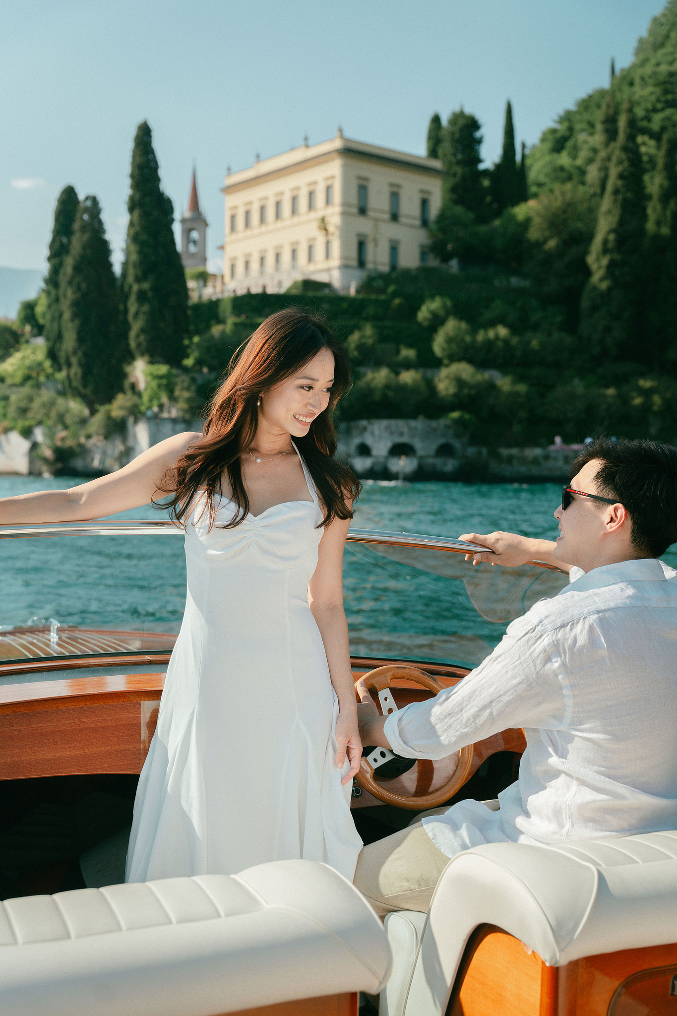 Lake Como Proposal Photoshoot | Lake Como & Varenna at Lake Como pre-wedding photo