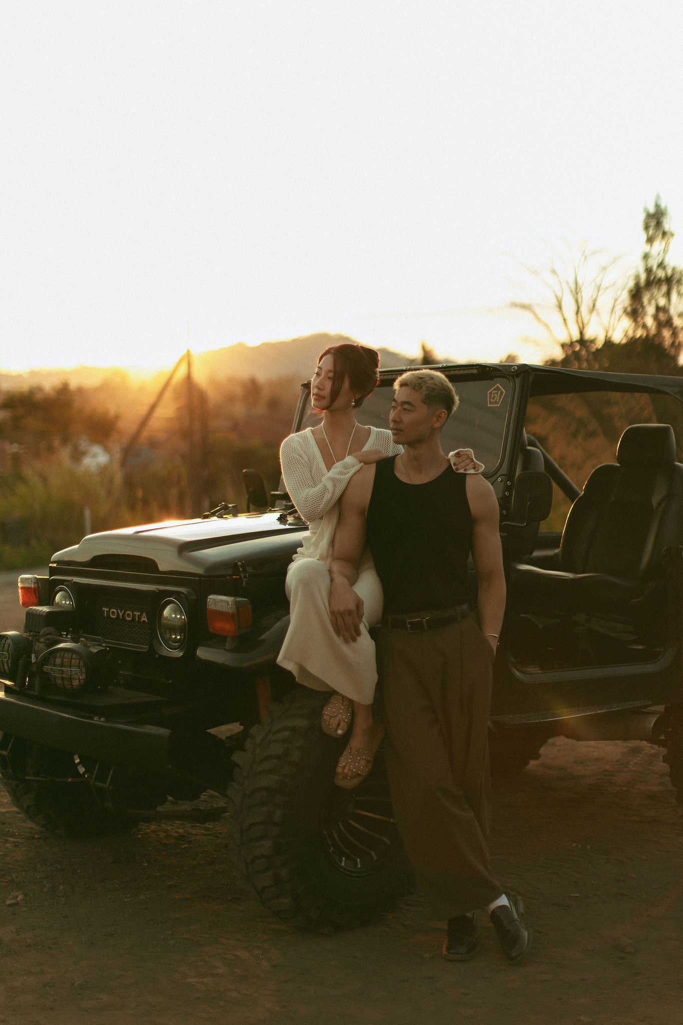 Bali Pre-Wedding Photoshoot | Mt. Batur Pinggan Village, Gelato Diner & Black Sand Beach at Mt. Batur - Pinggan Village   pre-wedding photo