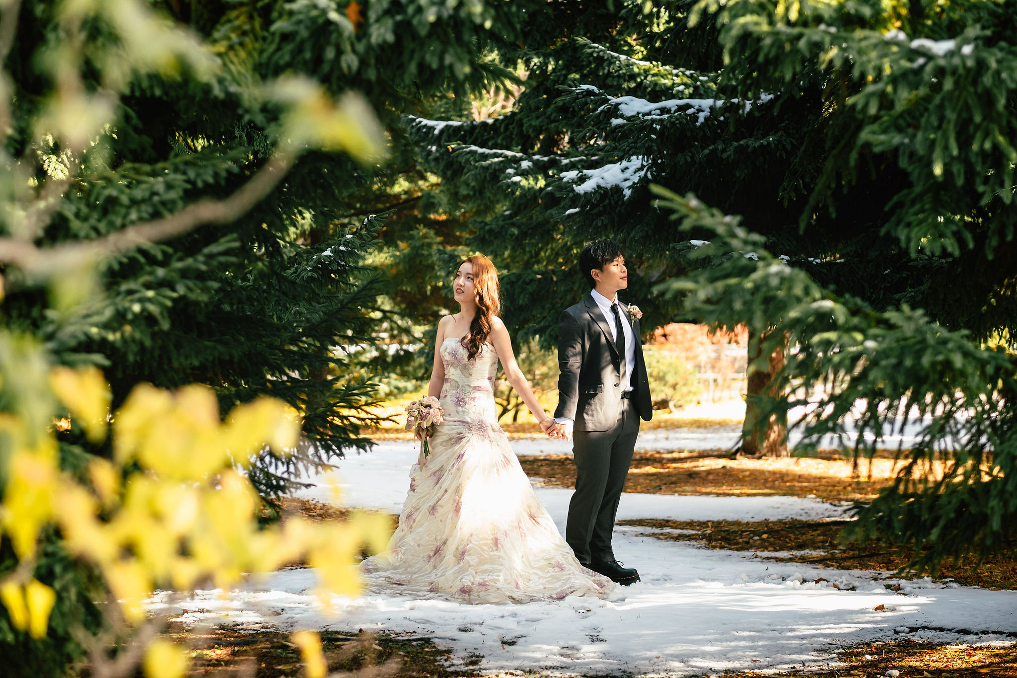 Hokkaido Pre-Wedding Photoshoot | Nakajima Park & Otaru City at Nakajima Park & Otaru City pre-wedding photo