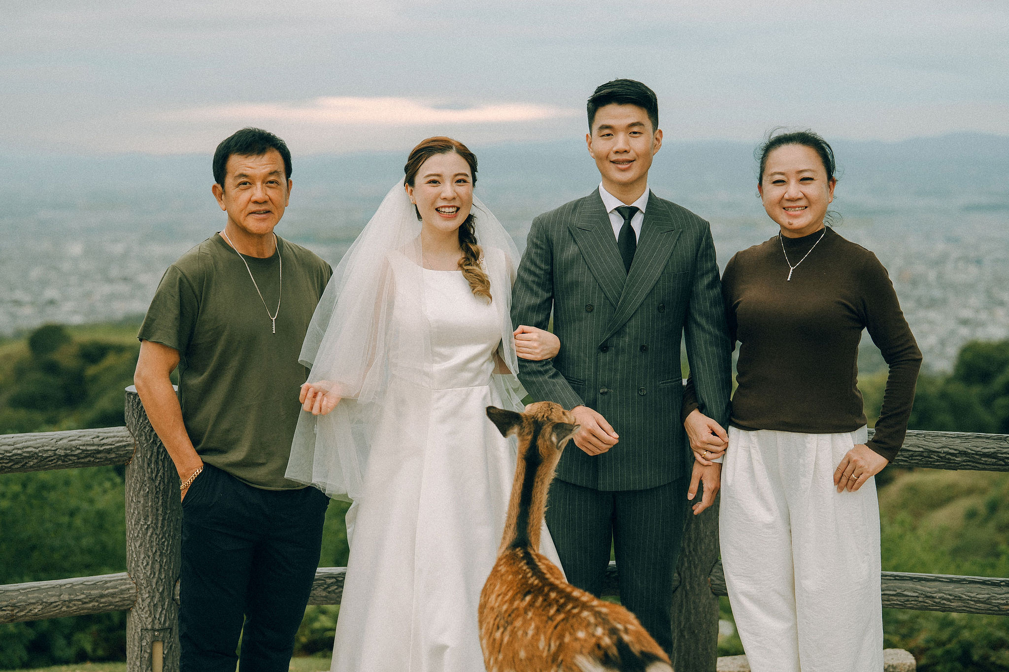 Kyoto Pre-Wedding Photoshoot | Fushimi Inari, Gion & Nara Park at Nara Park & Surrounding Hills pre-wedding photo