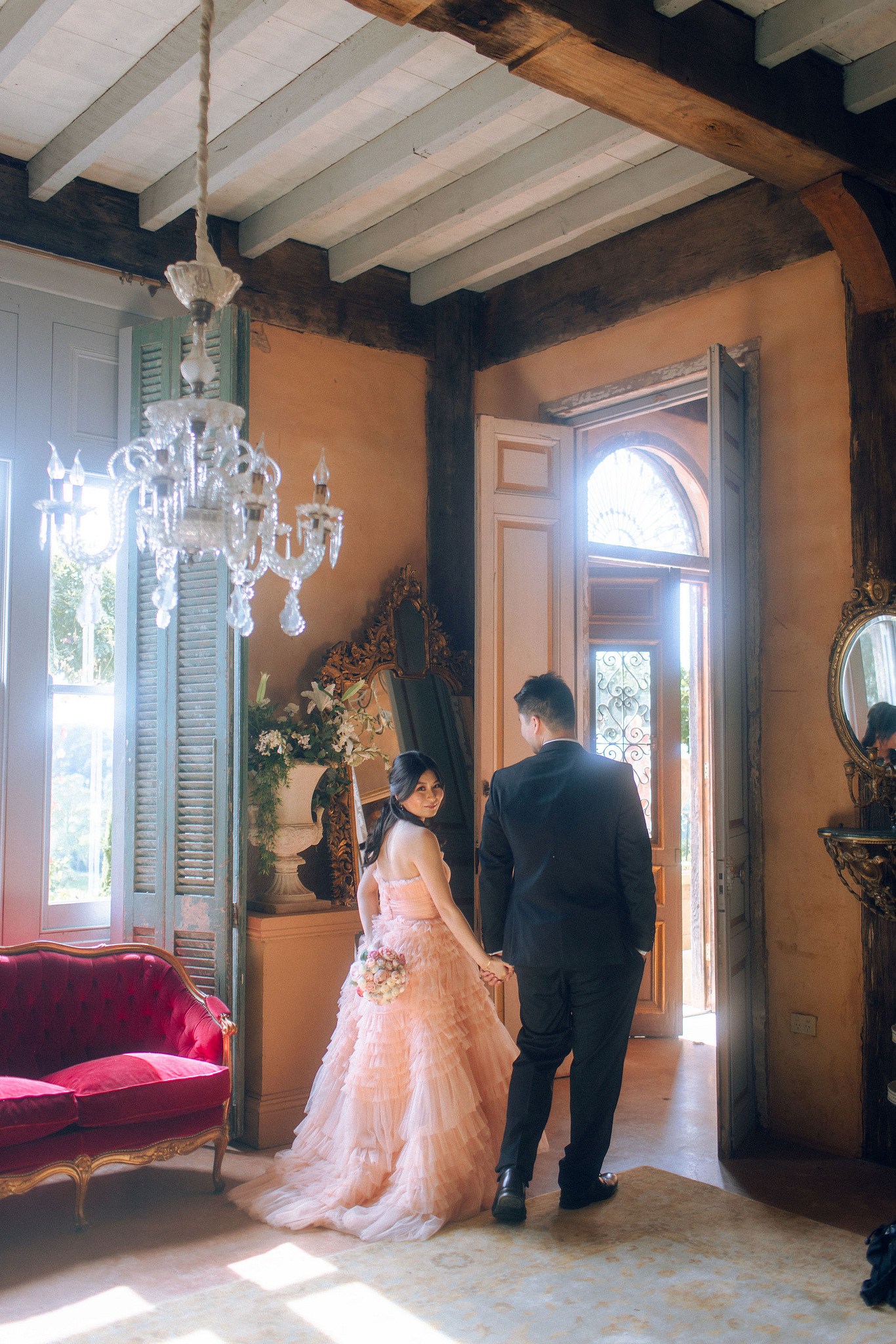 Melbourne Pre-Wedding Photoshoot | Mont Du Soleil, St Patrick Cathedral, The Parliament House & Prince Bridge at Mont Du Soleil pre-wedding photo