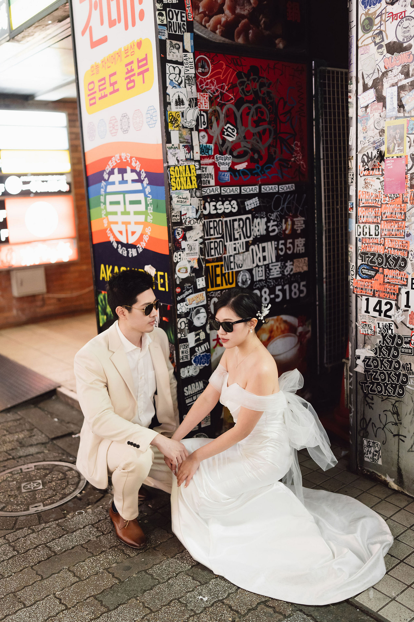 Tokyo Pre-Wedding Photoshoot | Tokyo Shrine, Tokyo Beach & Shibuya at Shibuya pre-wedding photo