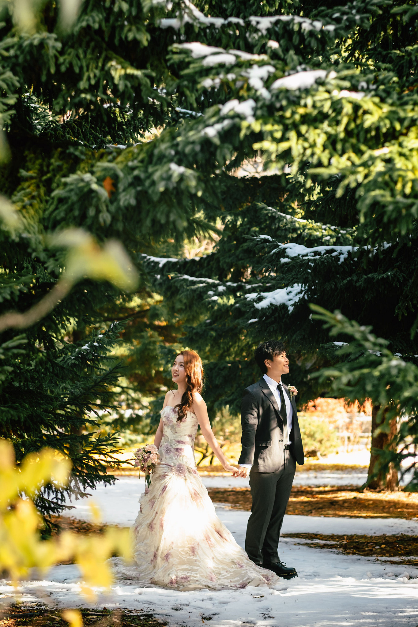 Hokkaido Pre-Wedding Photoshoot | Nakajima Park & Otaru City at Nakajima Park & Otaru City pre-wedding photo