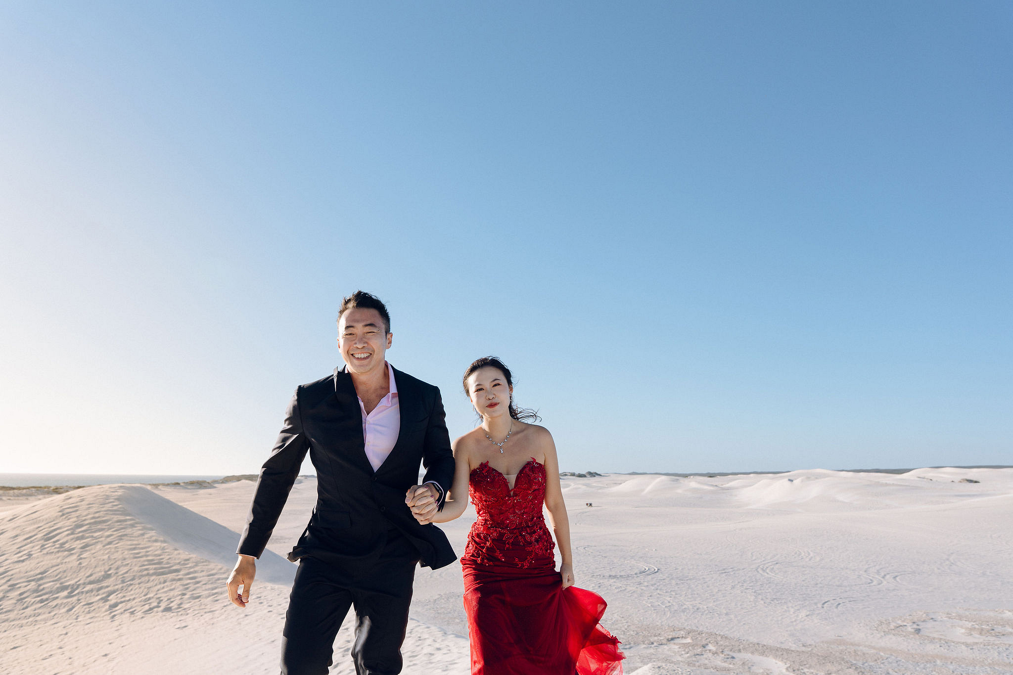 Perth Pre-Wedding Photoshoot | Bell Rapids, Lancelin & Trigg Beach at Lancelin pre-wedding photo