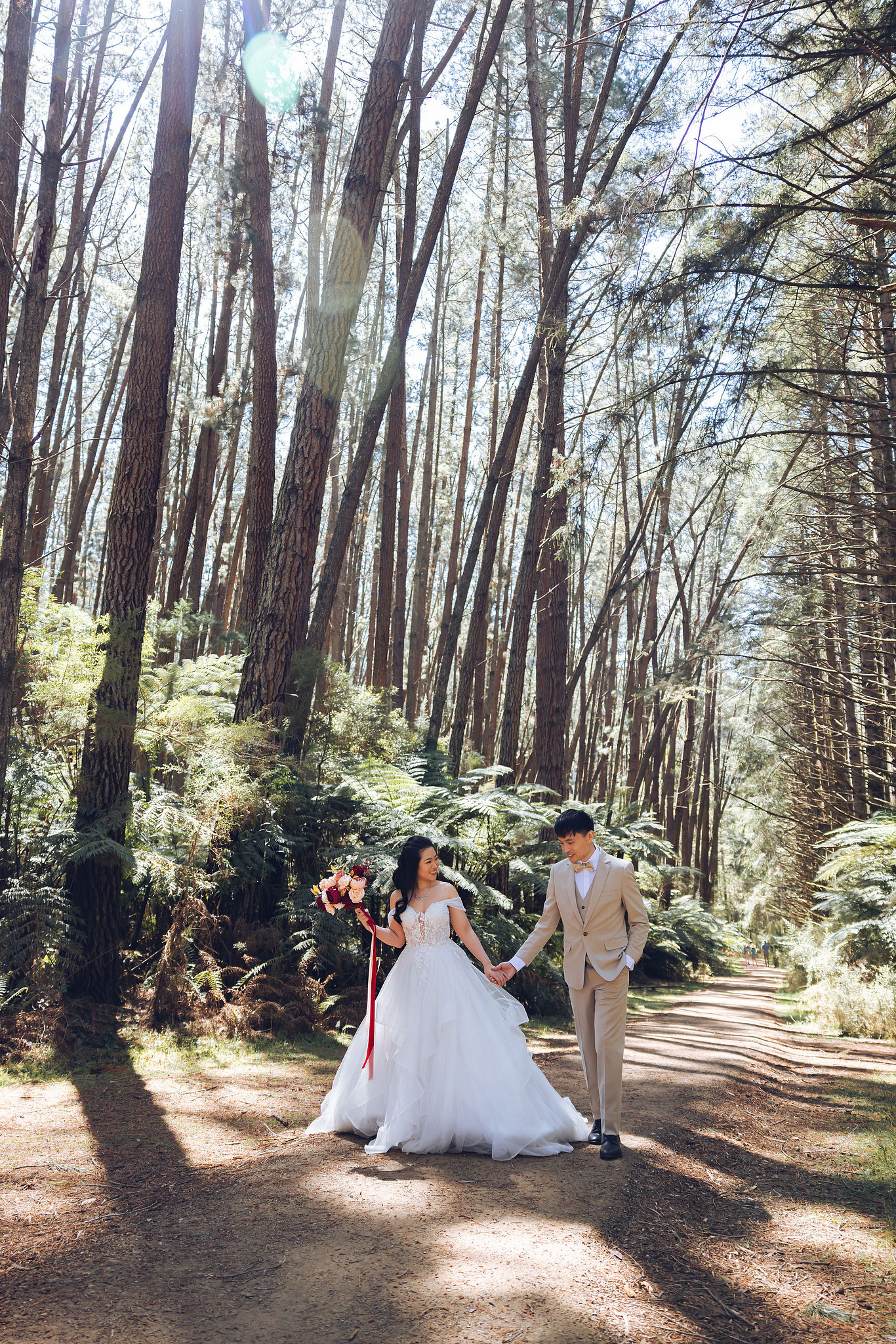 Melbourne Pre-Wedding Photoshoot | Redwood Forest, The Farm & Half Moon Bay at Redwood Forest pre-wedding photo