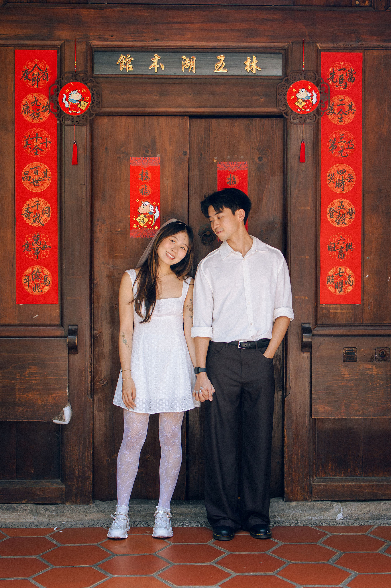 Taiwan Pre-Wedding Photoshoot | Dadaocheng & Children's Amusement Park at Da Dao Cheng pre-wedding photo