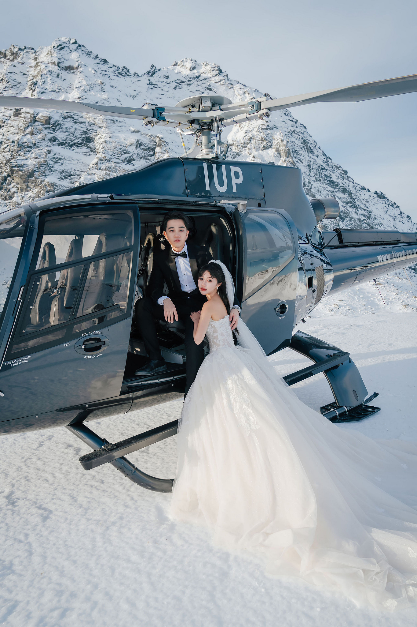 New Zealand Pre-Wedding Photoshoot | Lake Wakatipu, Fog Peak, Lake Tekapo, Glacier & Mount Cook National Park at Fog Peak pre-wedding photo