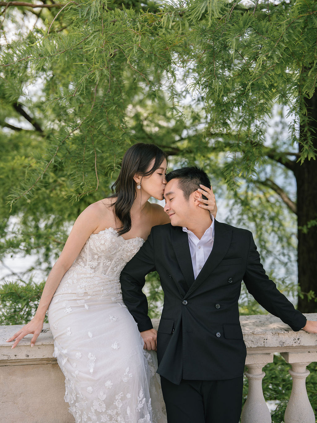 Lake Como Pre-Wedding Photoshoot | Bellagio, Lake Como & Villa Melzi Gardens at Lake Como pre-wedding photo