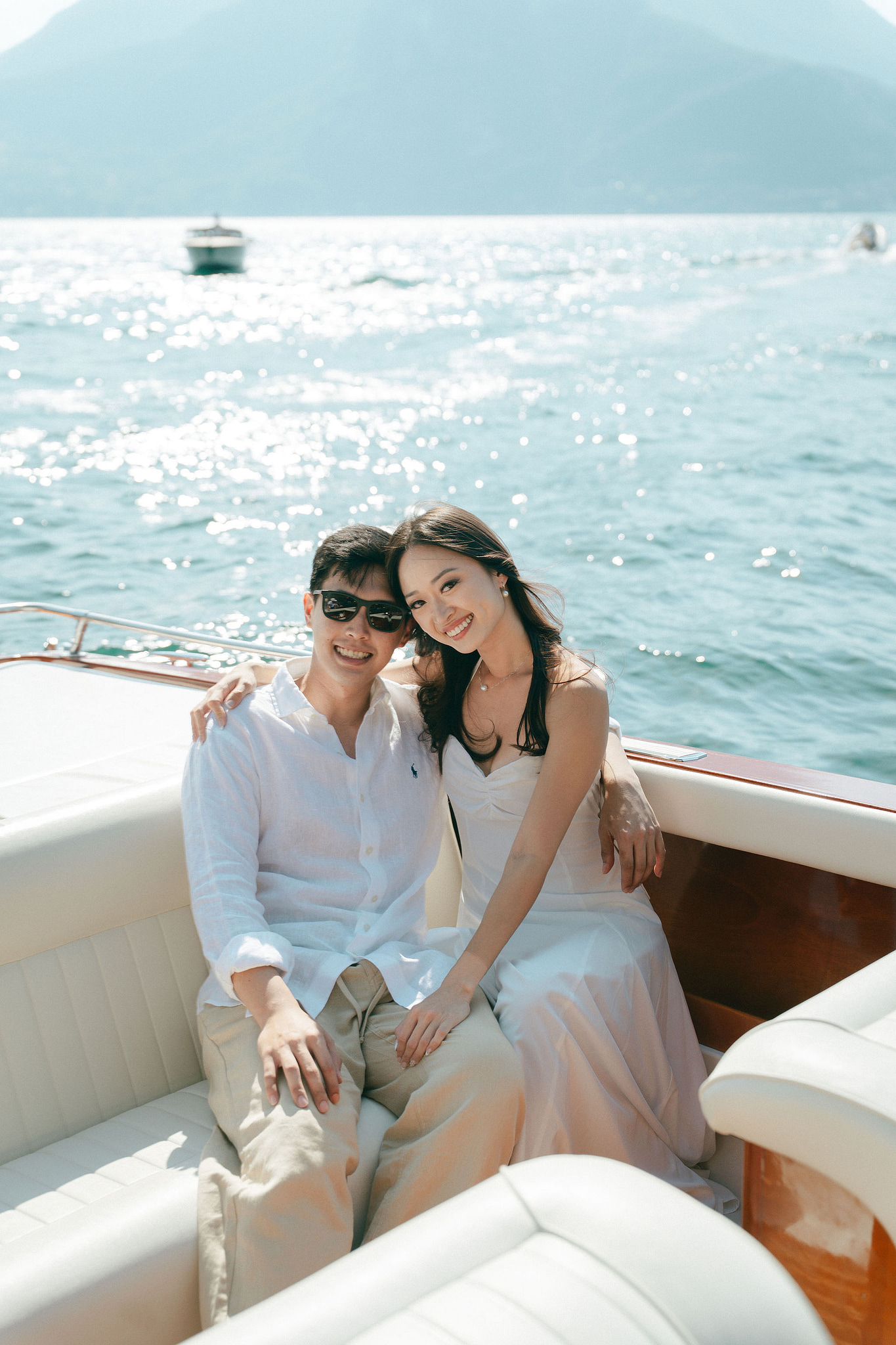 Lake Como Proposal Photoshoot | Lake Como & Varenna at Lake Como pre-wedding photo
