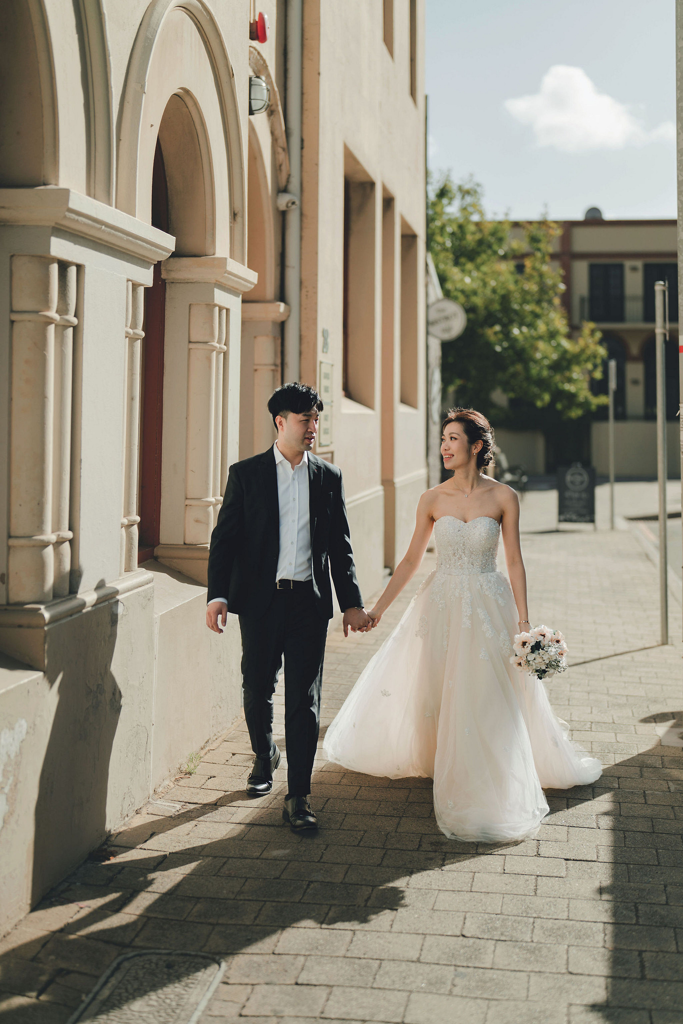 Perth Pre-Wedding Photoshoot | Fremantle, Lancelin, UWA & Coogee Beach at Fremantle pre-wedding photo