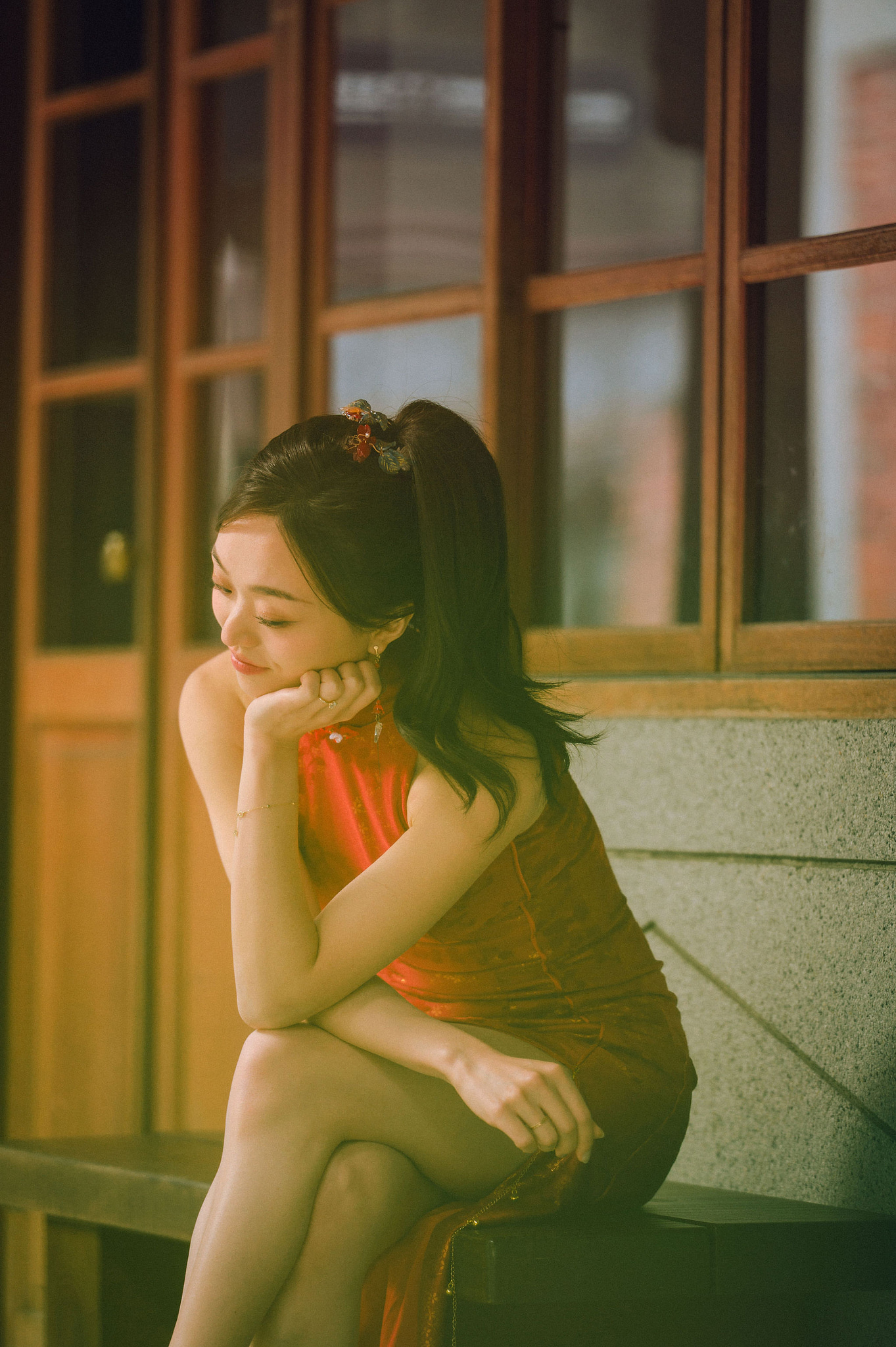 Taiwan Pre-Wedding Photoshoot | Dadaocheng, Nanjing Road & Huaxi Street at Nanjing Road pre-wedding photo