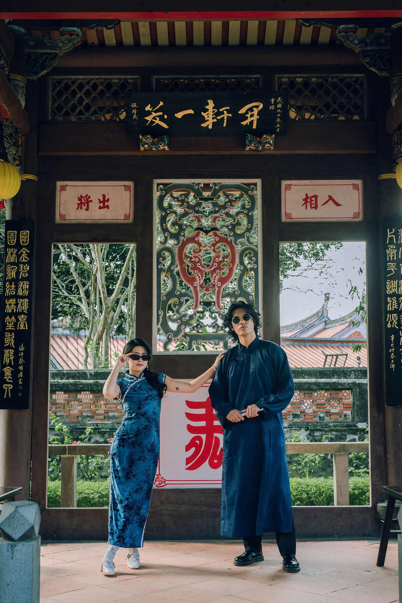Taiwan Pre-Wedding Photoshoot | Lin Family Mansion, Dadaocheng & Yangmingshan at Lin Family Mansion pre-wedding photo