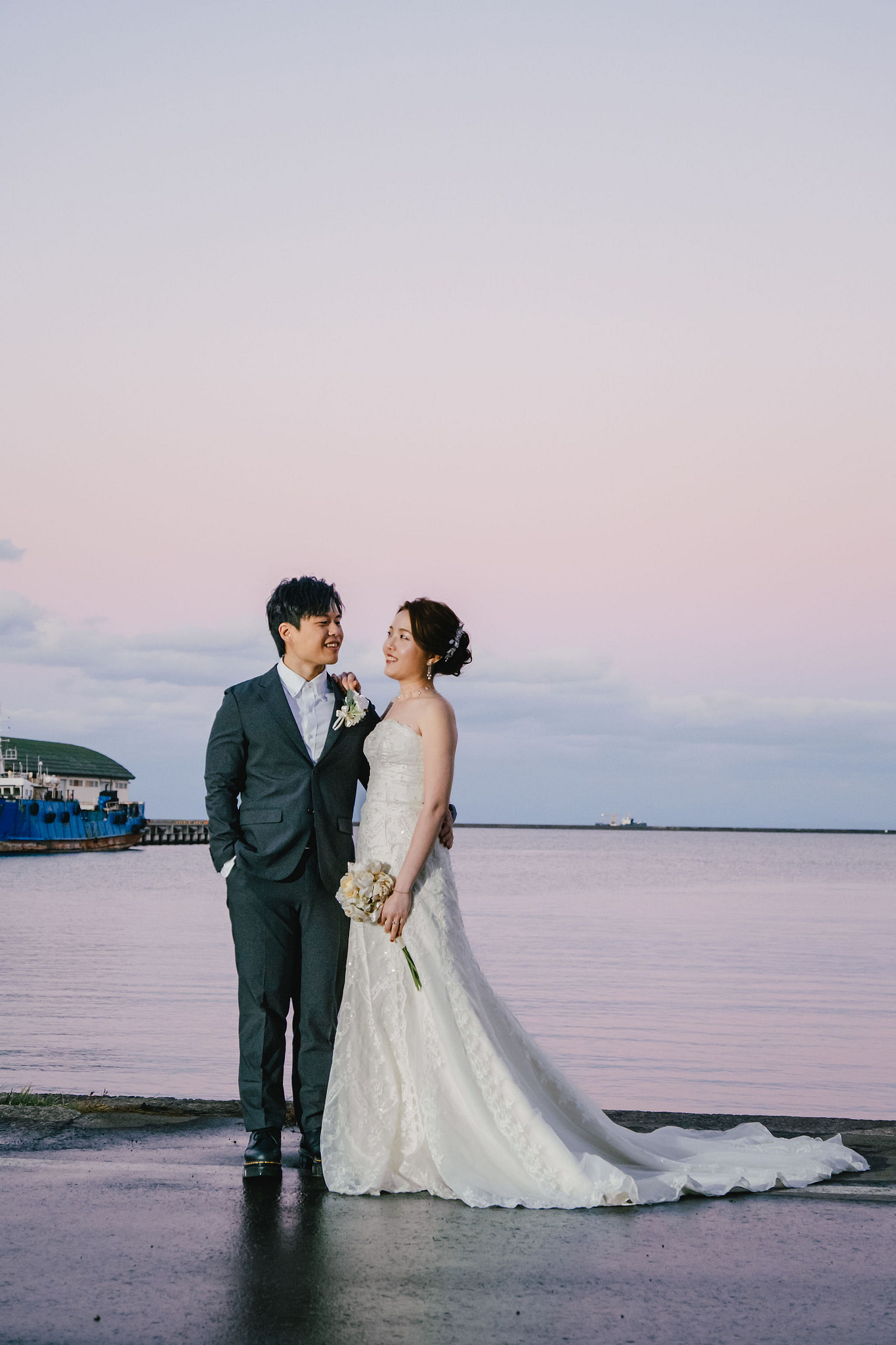 Hokkaido Pre-Wedding Photoshoot | Nakajima Park & Otaru City at Nakajima Park & Otaru City pre-wedding photo