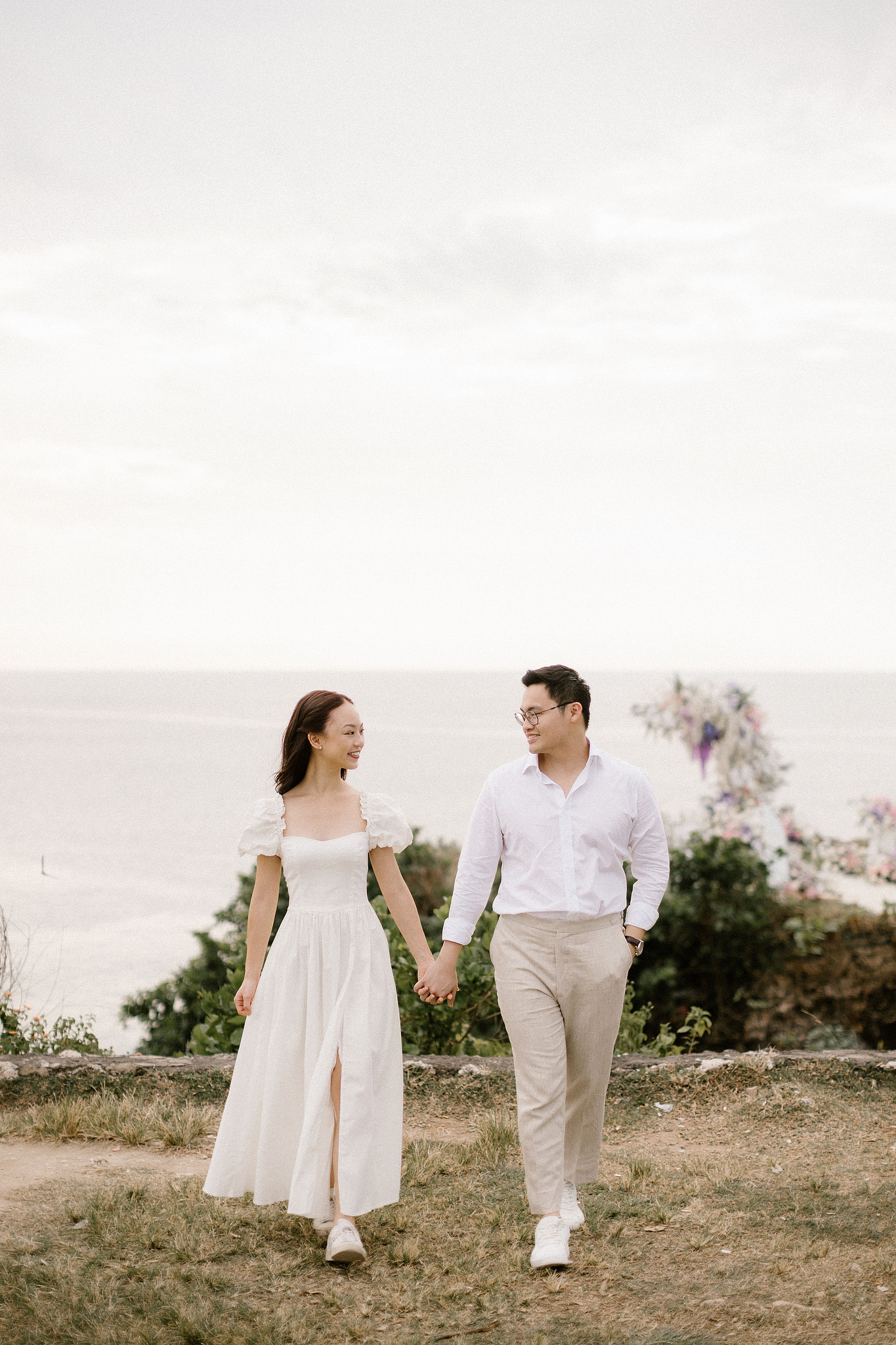 Bali Pre-Wedding Photoshoot | Pinggan Village, Lava Fields, Twin Cliff Valley & Beach at Beach pre-wedding photo