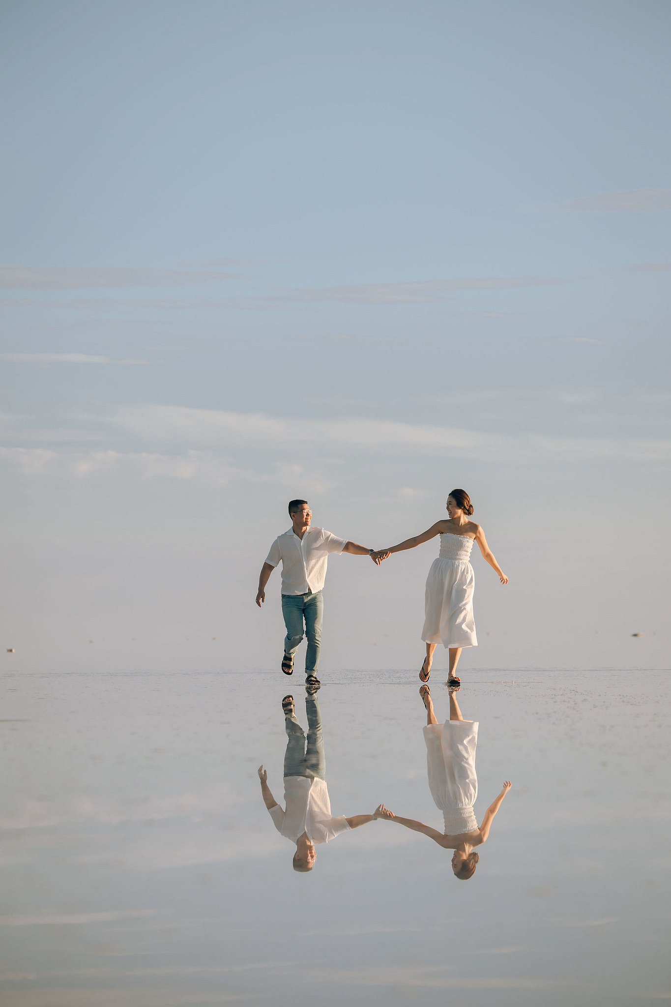 Cappadocia Pre-Wedding Photoshoot | Love Valley, Canyon, Lunar Cappadocian Hotel & Lake Tuz at Salt Lake pre-wedding photo
