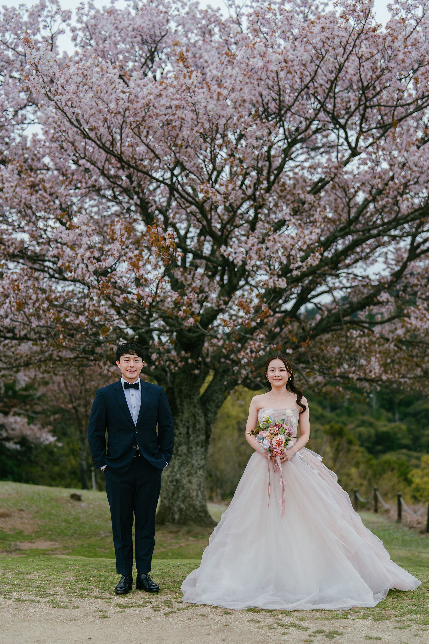 Kyoto Pre-Wedding Photoshoot | Fushimi Inari, Nara Deer Park & Mt. Wakakusa at Mt. Wakakusa pre-wedding photo