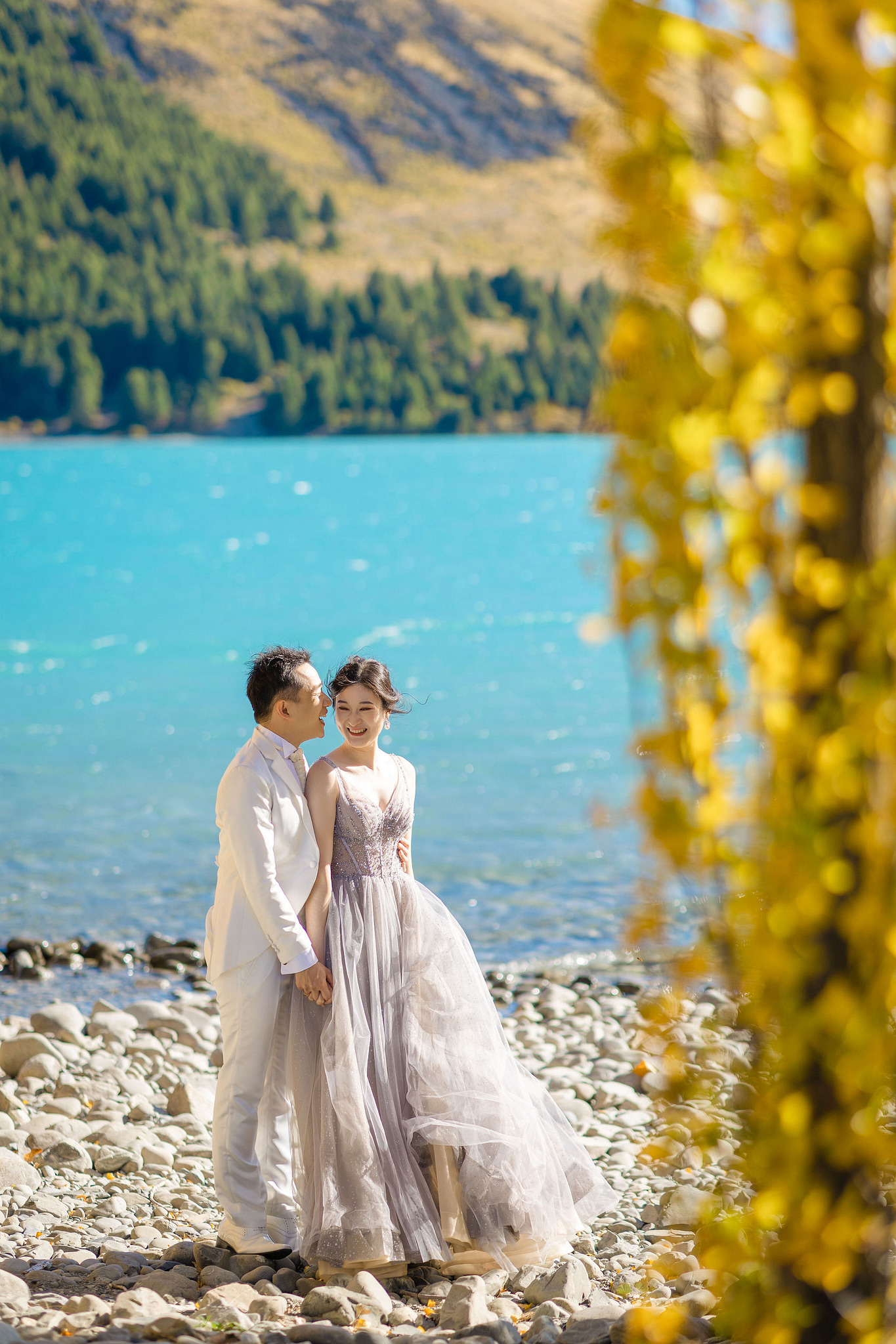 New Zealand Pre-Wedding Photoshoot | South Island at South Island pre-wedding photo