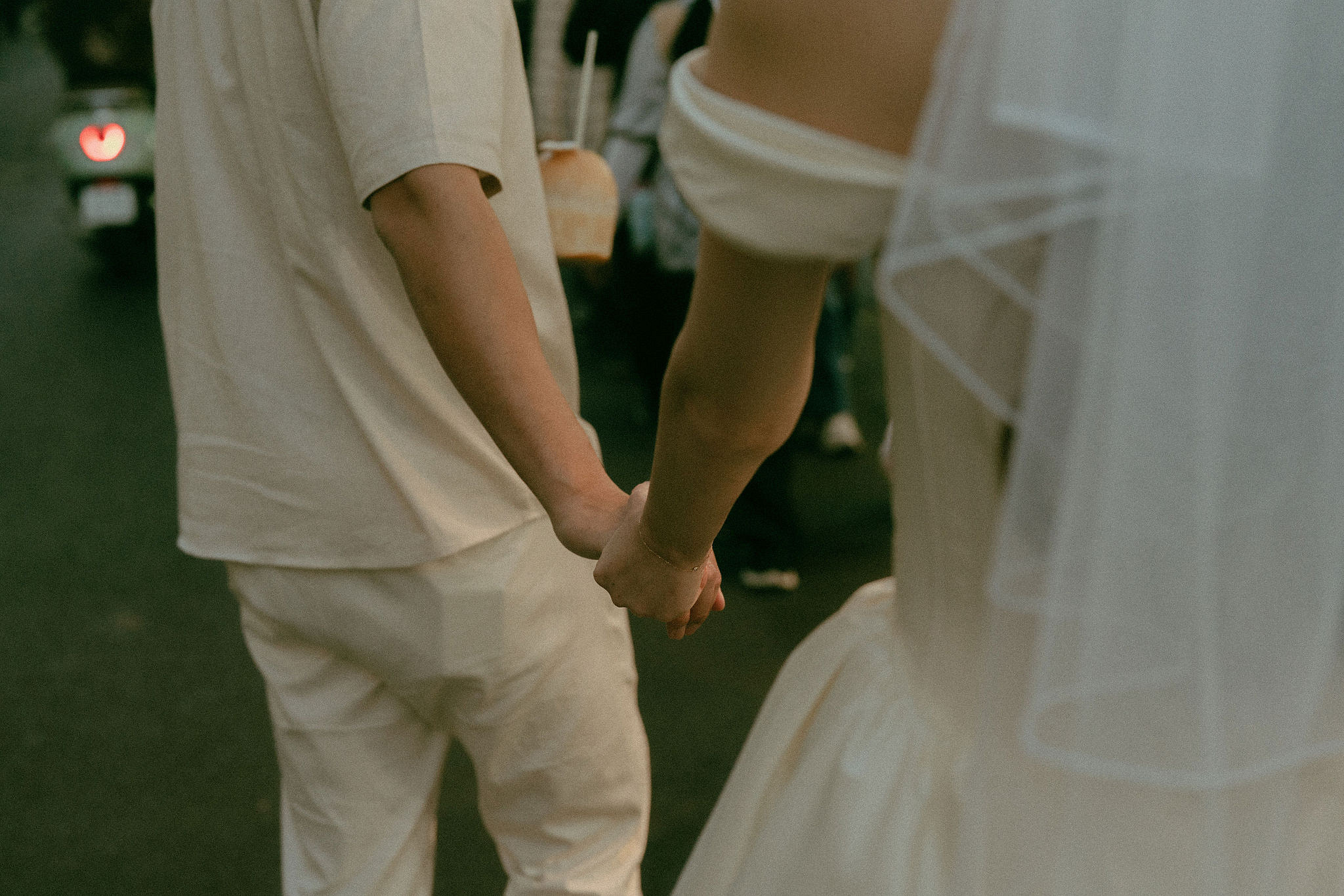 Ho Chi Minh Vietnam Pre-Wedding Photoshoot | European Film Studio, Market Streets & Saigon Bridge at Local Market pre-wedding photo