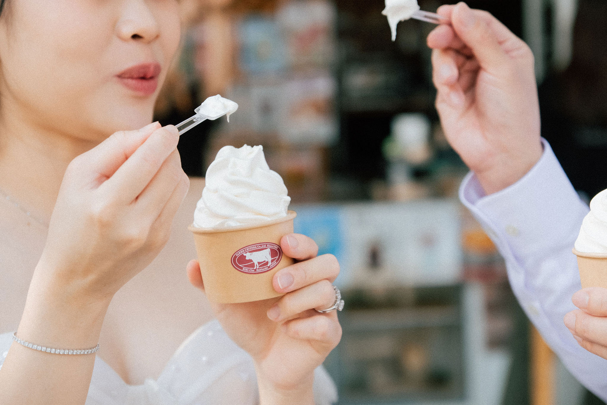 Furano, Hokkaido Pre-Wedding Photoshoot | Farm Chiyoda, Shikisai-no-oka & Ningle Terrace at Farm Chiyoda pre-wedding photo