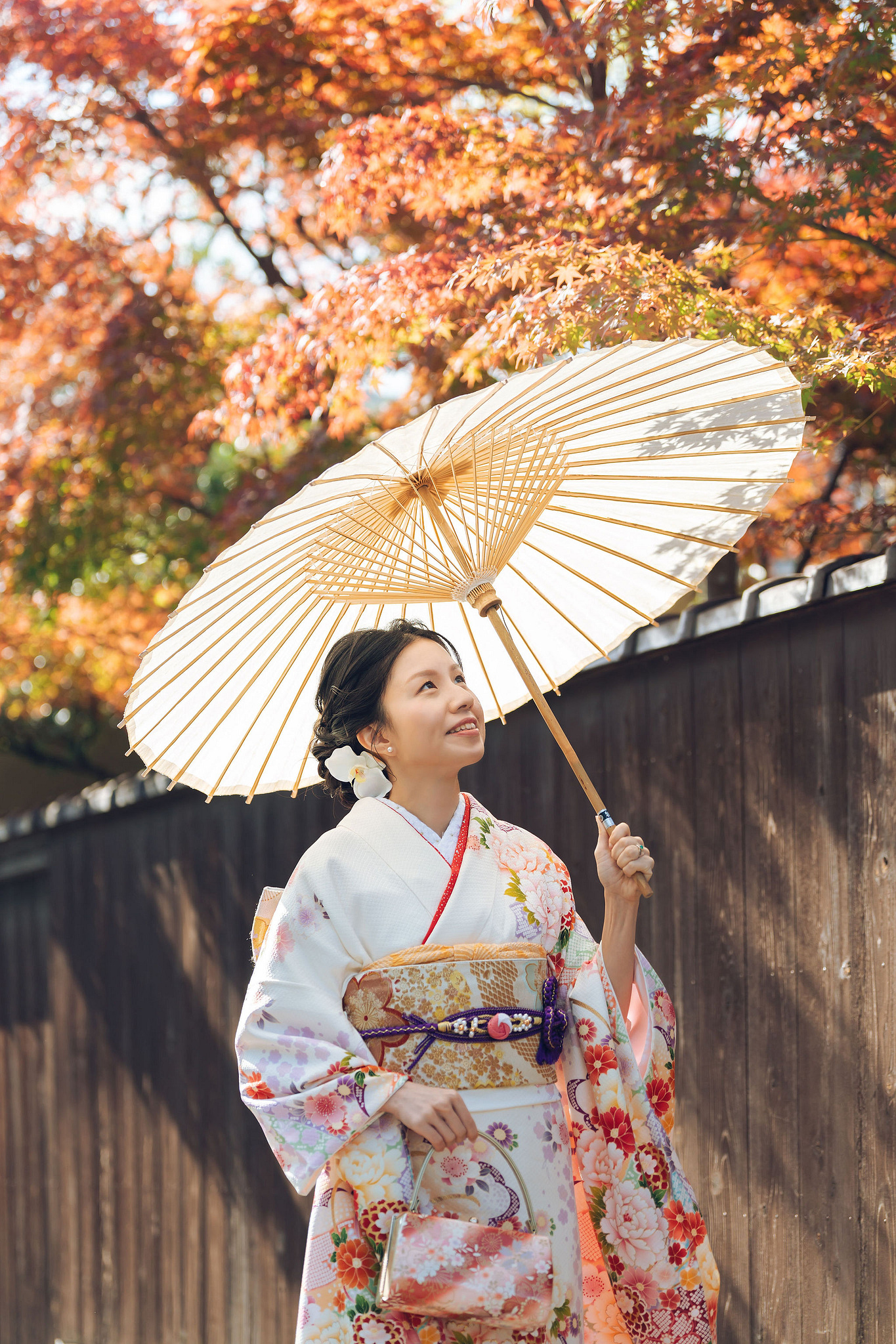 Kyoto Pre-Wedding Photoshoot | Traditional Higashiyama, Arashiyama Hills & Nighttime Railway at Traditional Streets, Higashiyama pre-wedding photo