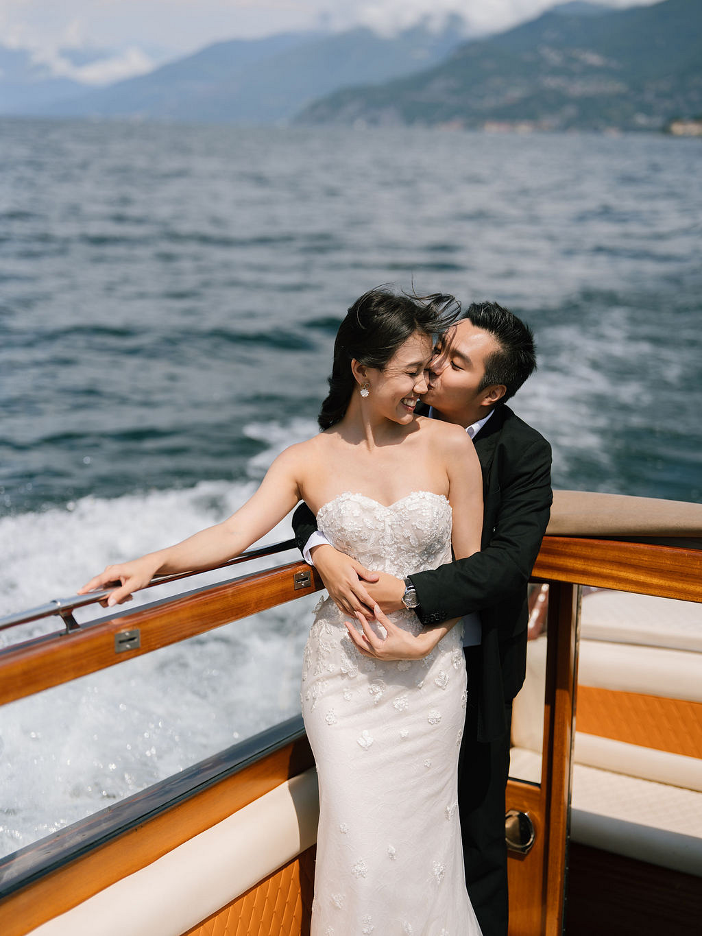 Lake Como Pre-Wedding Photoshoot | Bellagio, Lake Como & Villa Melzi Gardens at Lake Como pre-wedding photo
