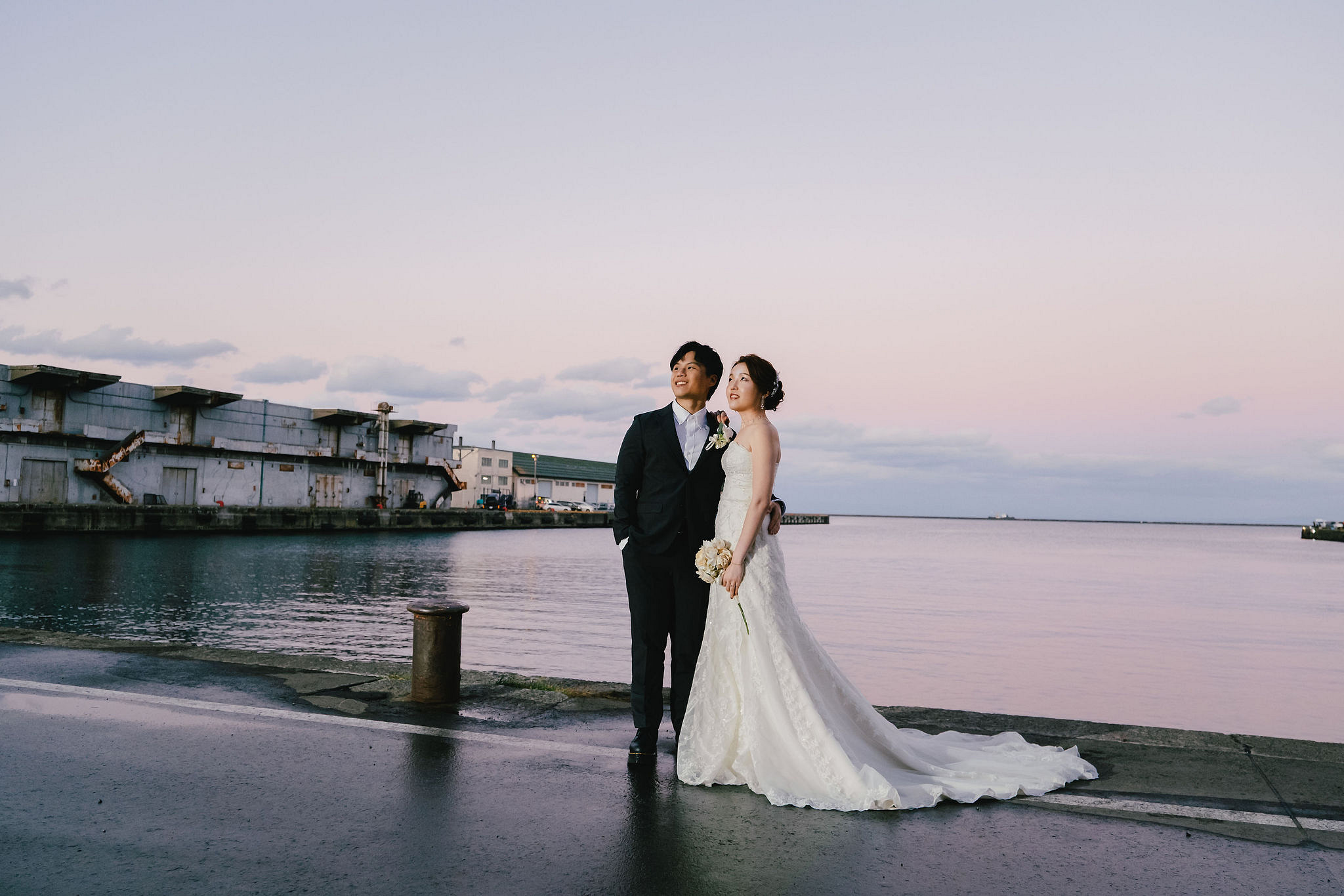 Hokkaido Pre-Wedding Photoshoot | Nakajima Park & Otaru City at Nakajima Park & Otaru City pre-wedding photo